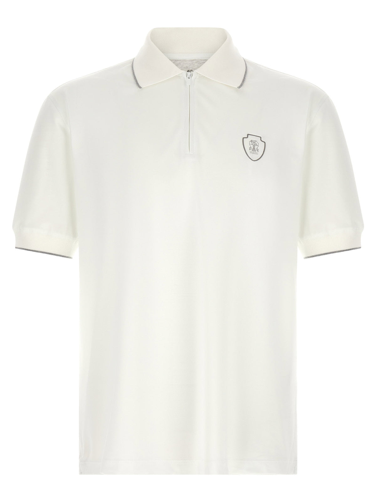 Brunello Cucinelli Techno Piquet Polo Shirt