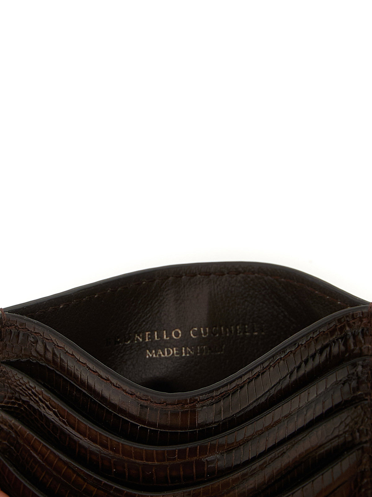 Brunello Cucinelli Leather Cardholder