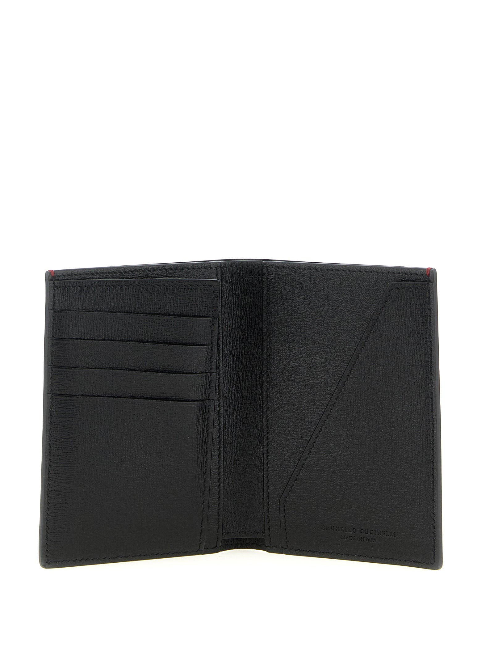 Brunello Cucinelli Fine Grain Leather Passport Holder