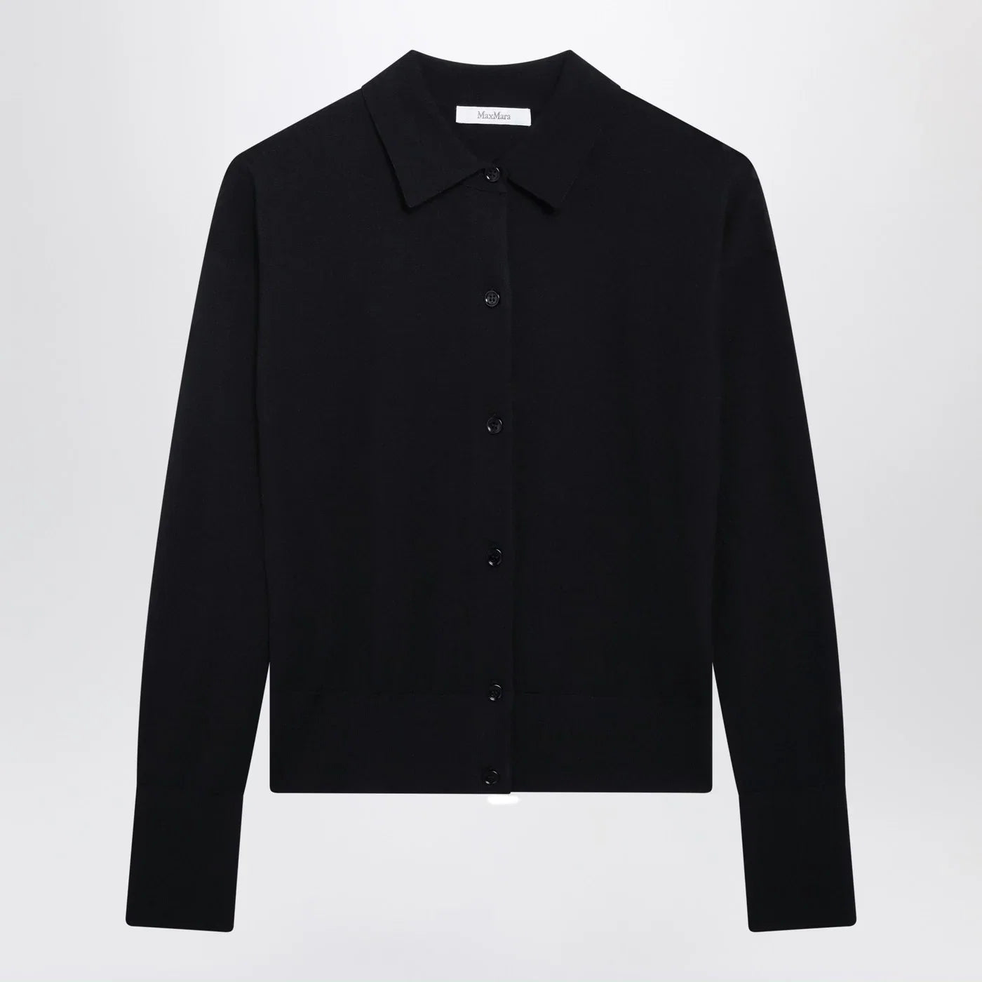 Max Mara Navy wool-blend cardigan