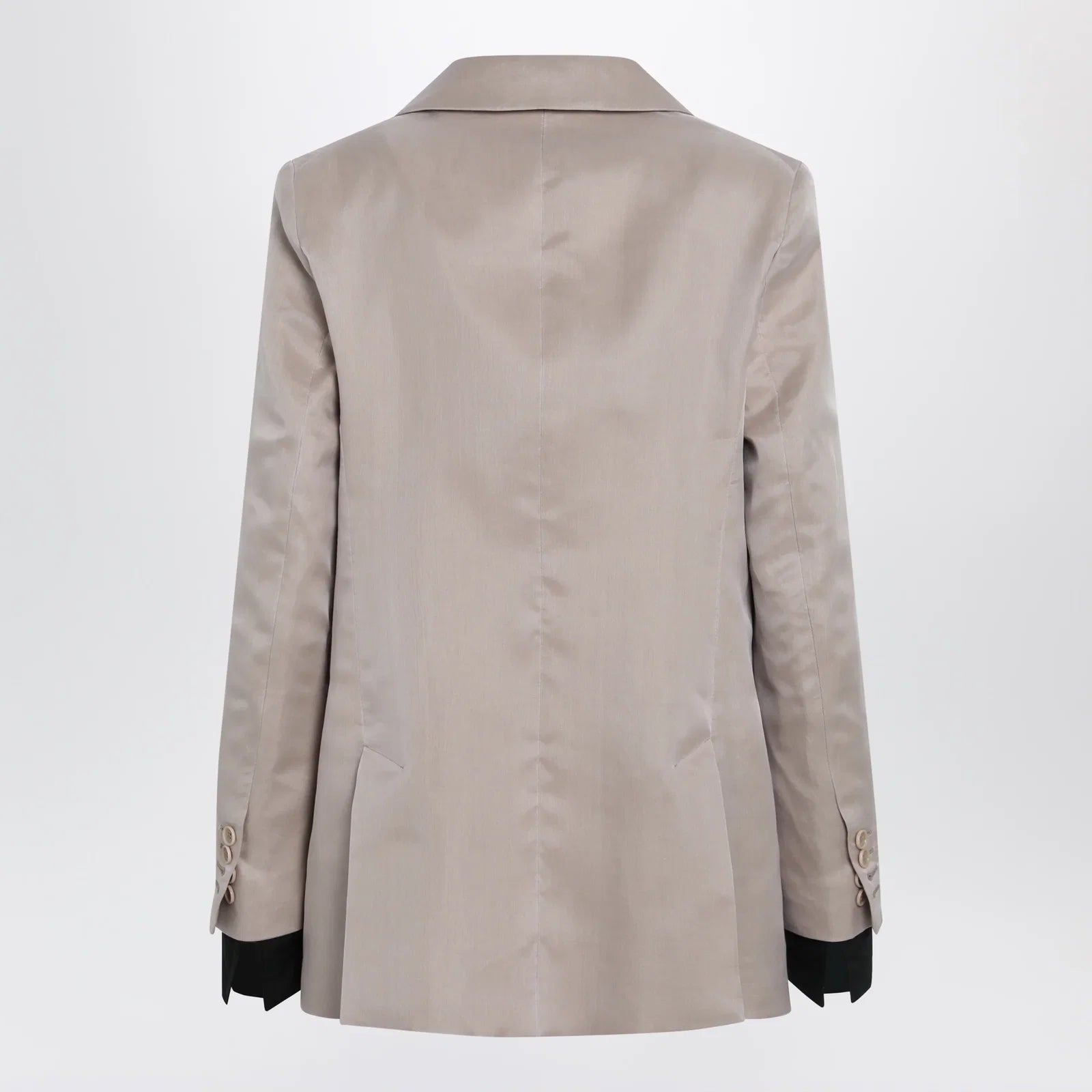 Max Mara Oversized linen and organza blazer in pink