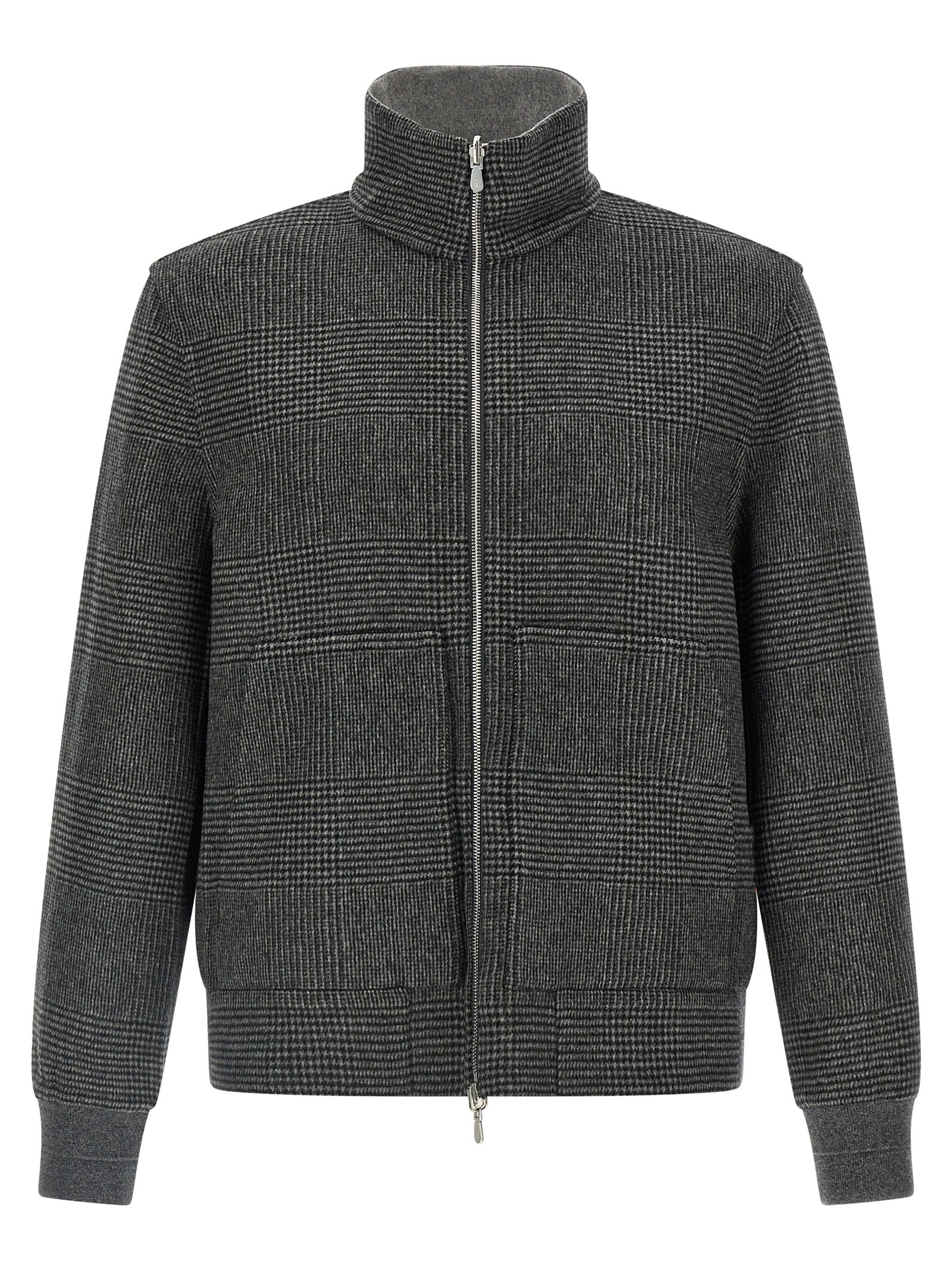 Brunello Cucinelli Cashmere Reversible Bomber Jacket