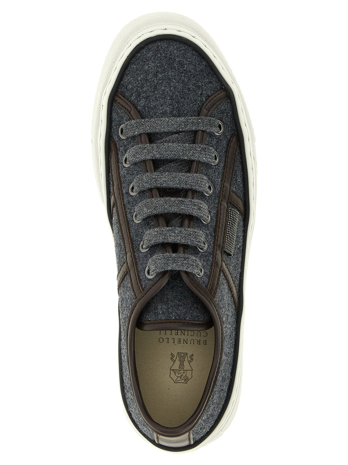 Brunello Cucinelli Shiny Tab Sneakers