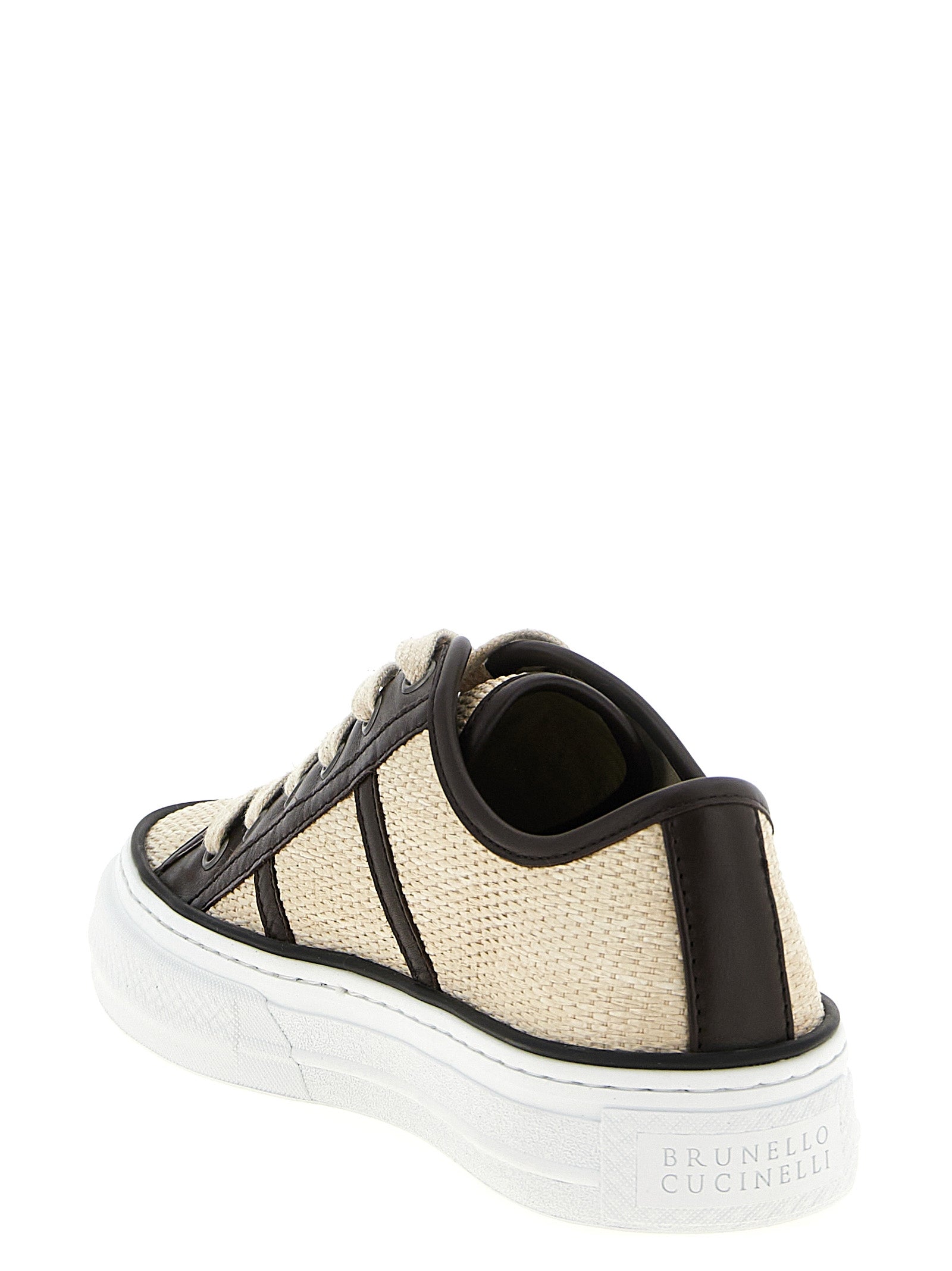 Brunello Cucinelli Shiny Tab Sneakers
