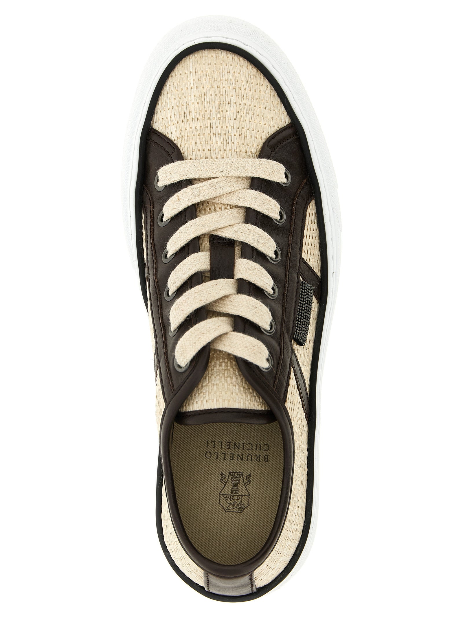 Brunello Cucinelli Shiny Tab Sneakers