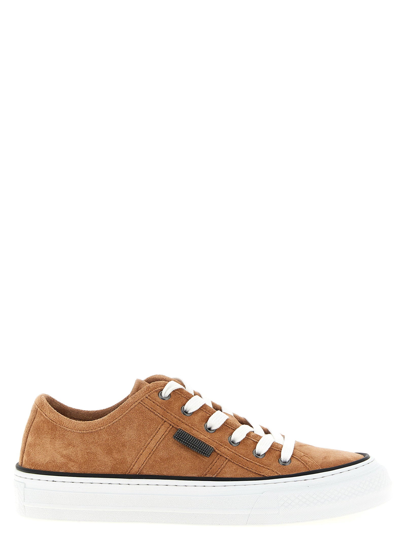Brunello Cucinelli Shiny Tab Sneakers