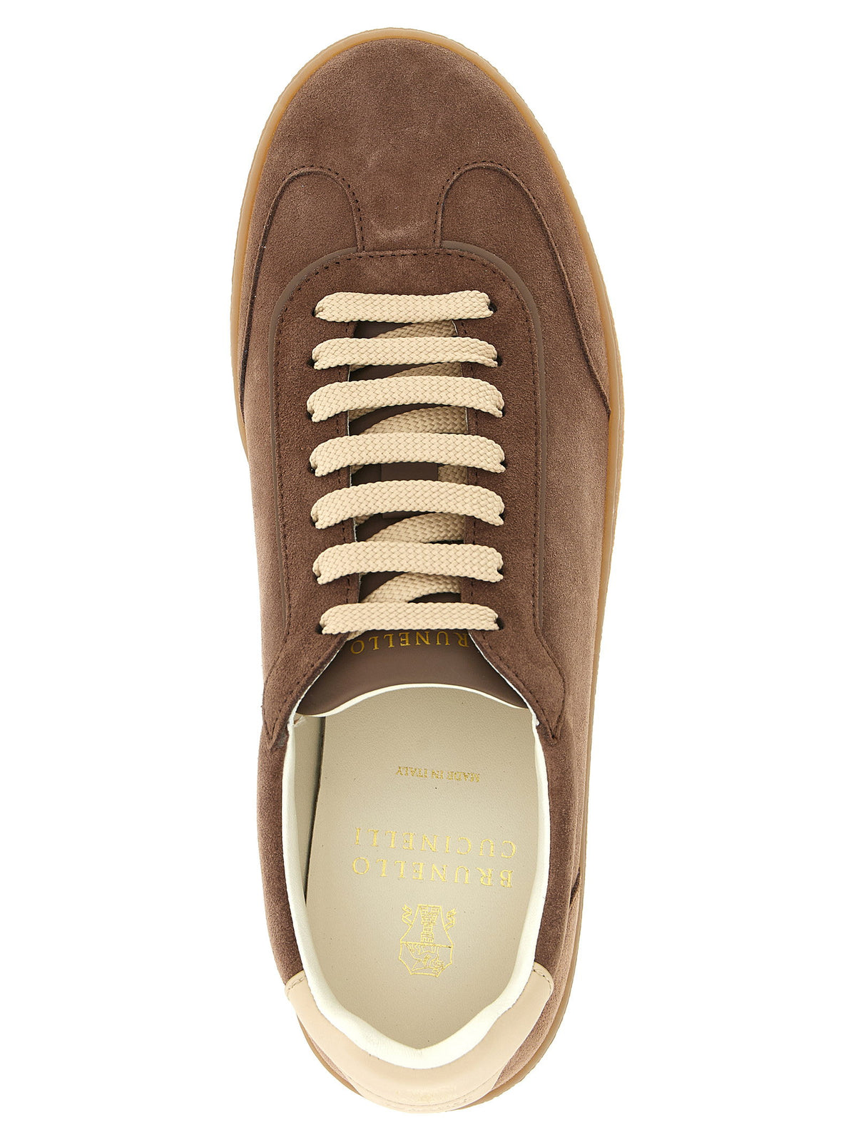 Brunello Cucinelli Brown Suede Sneakers