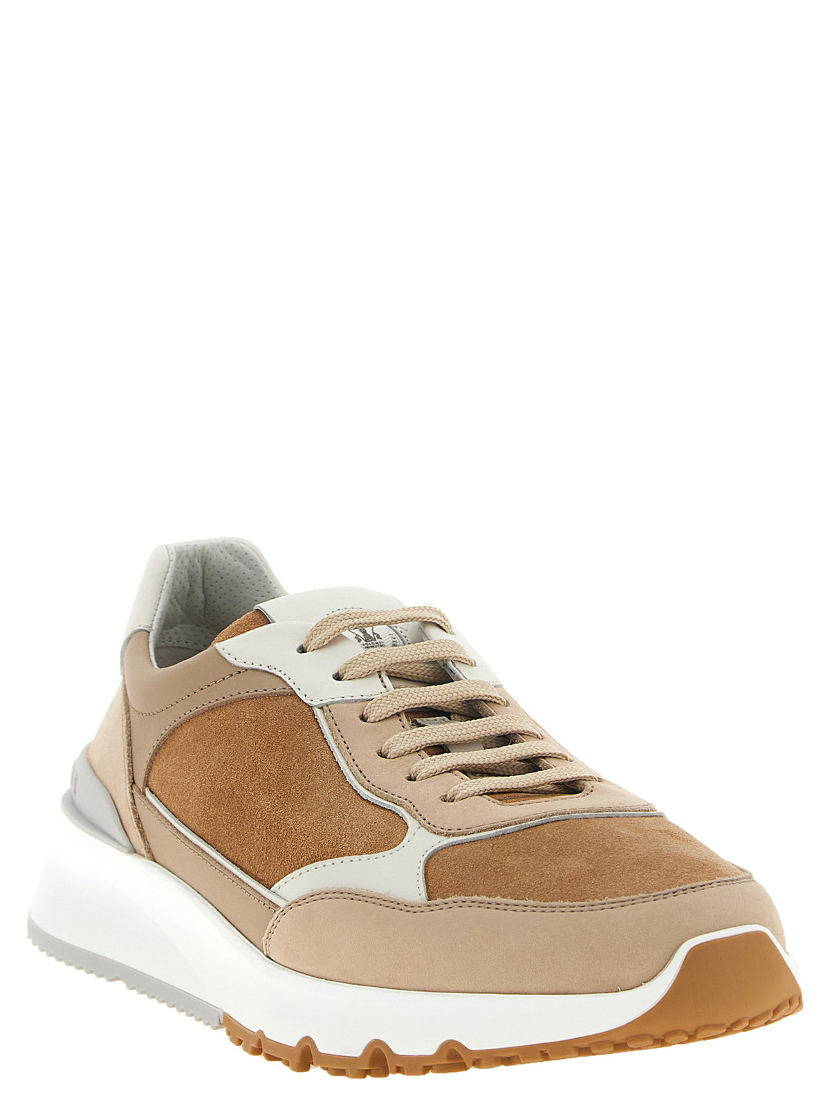 Brunello Cucinelli Beige Runners Sneakers