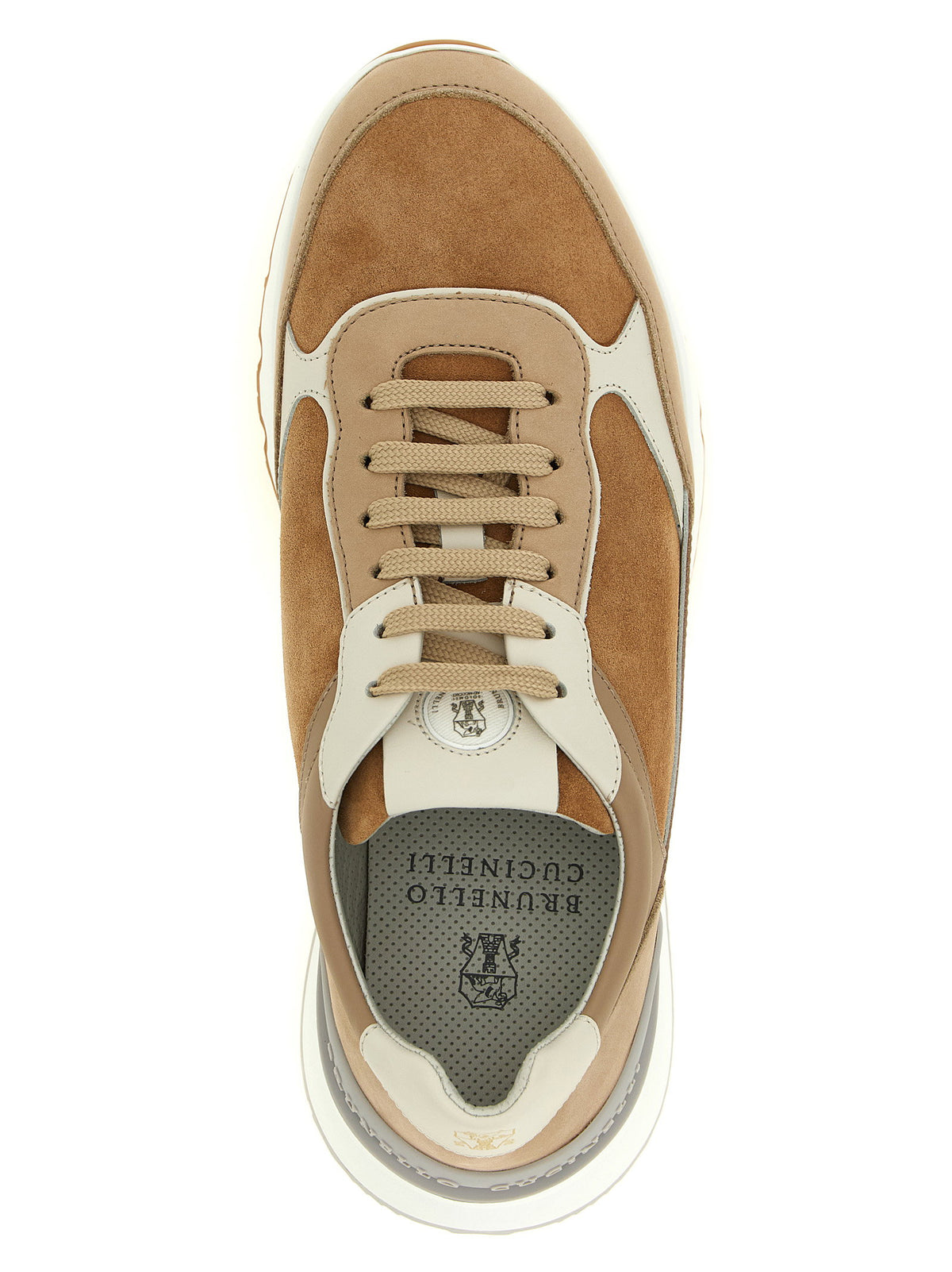 Brunello Cucinelli Beige Runners Sneakers