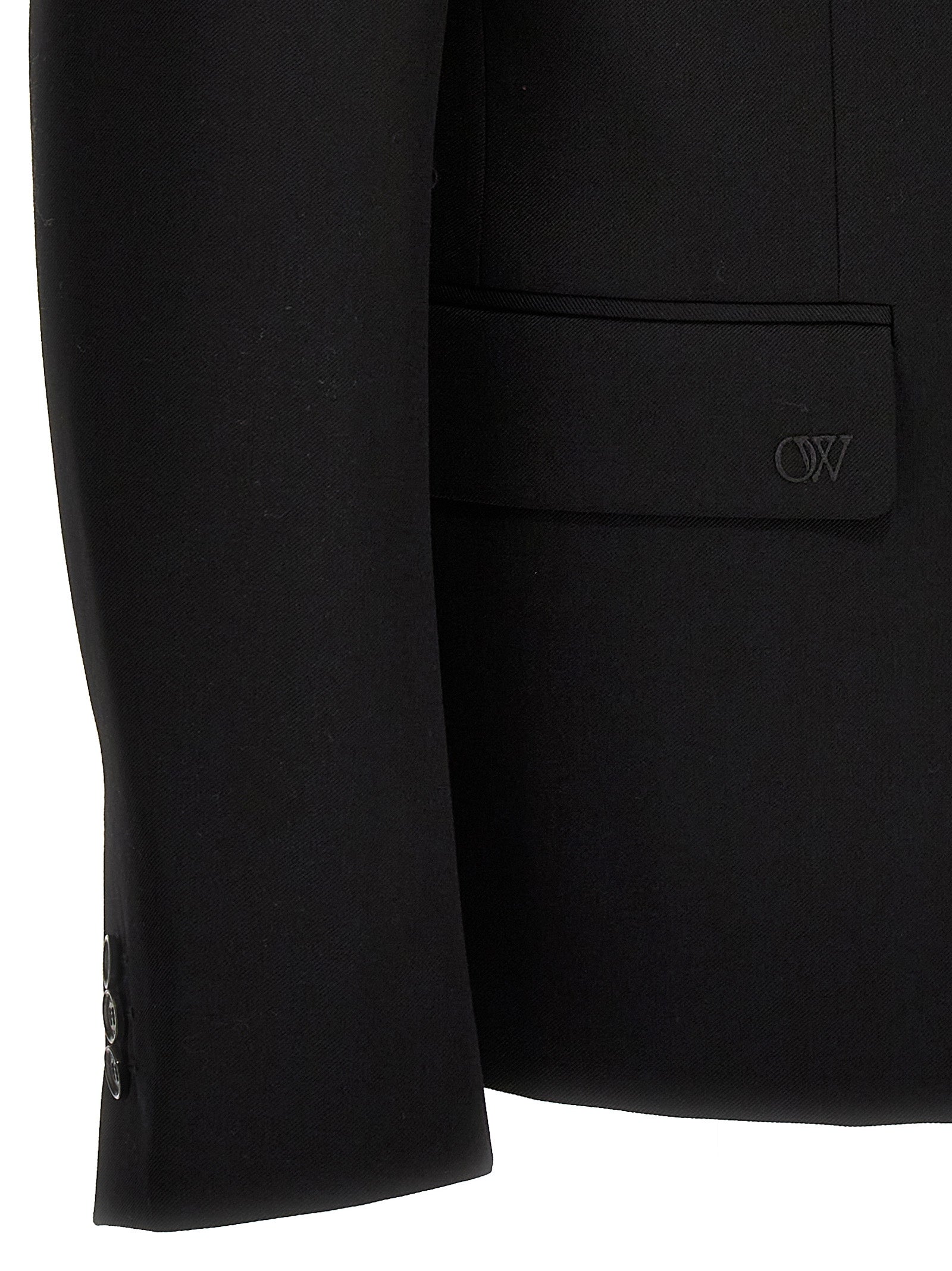 Off White Off-white Ow Embroidery Blazer