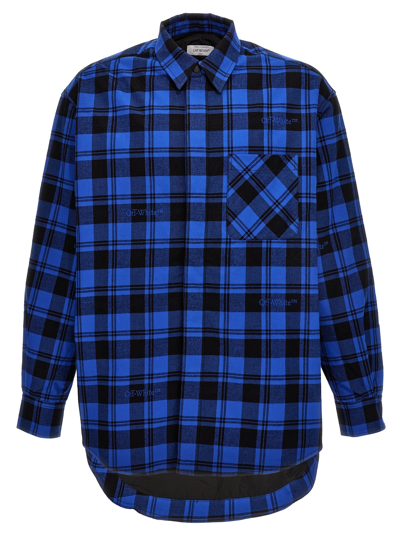 Off White Off-white Check Flannel Overshirt