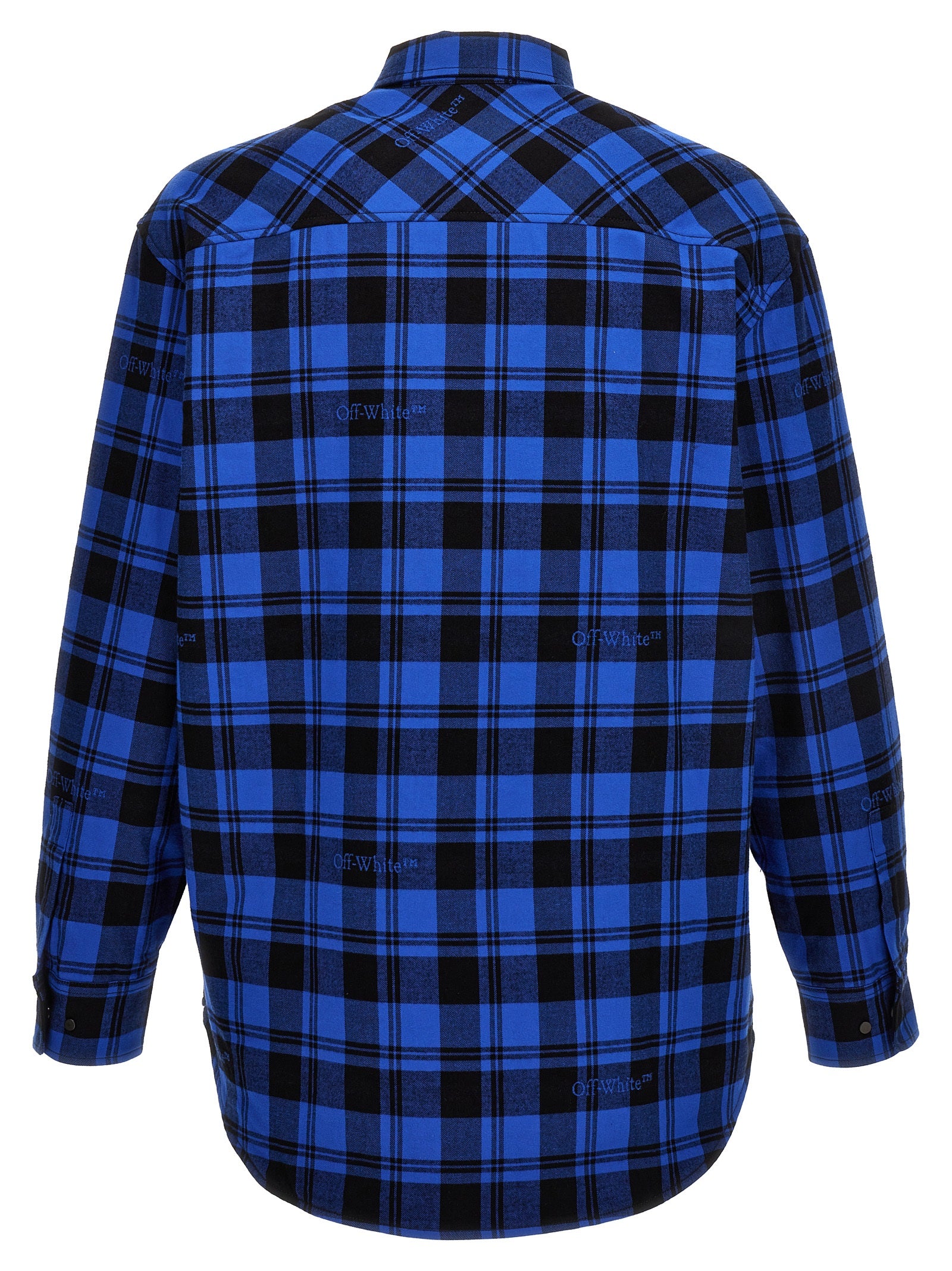 Off White Off-white Check Flannel Overshirt