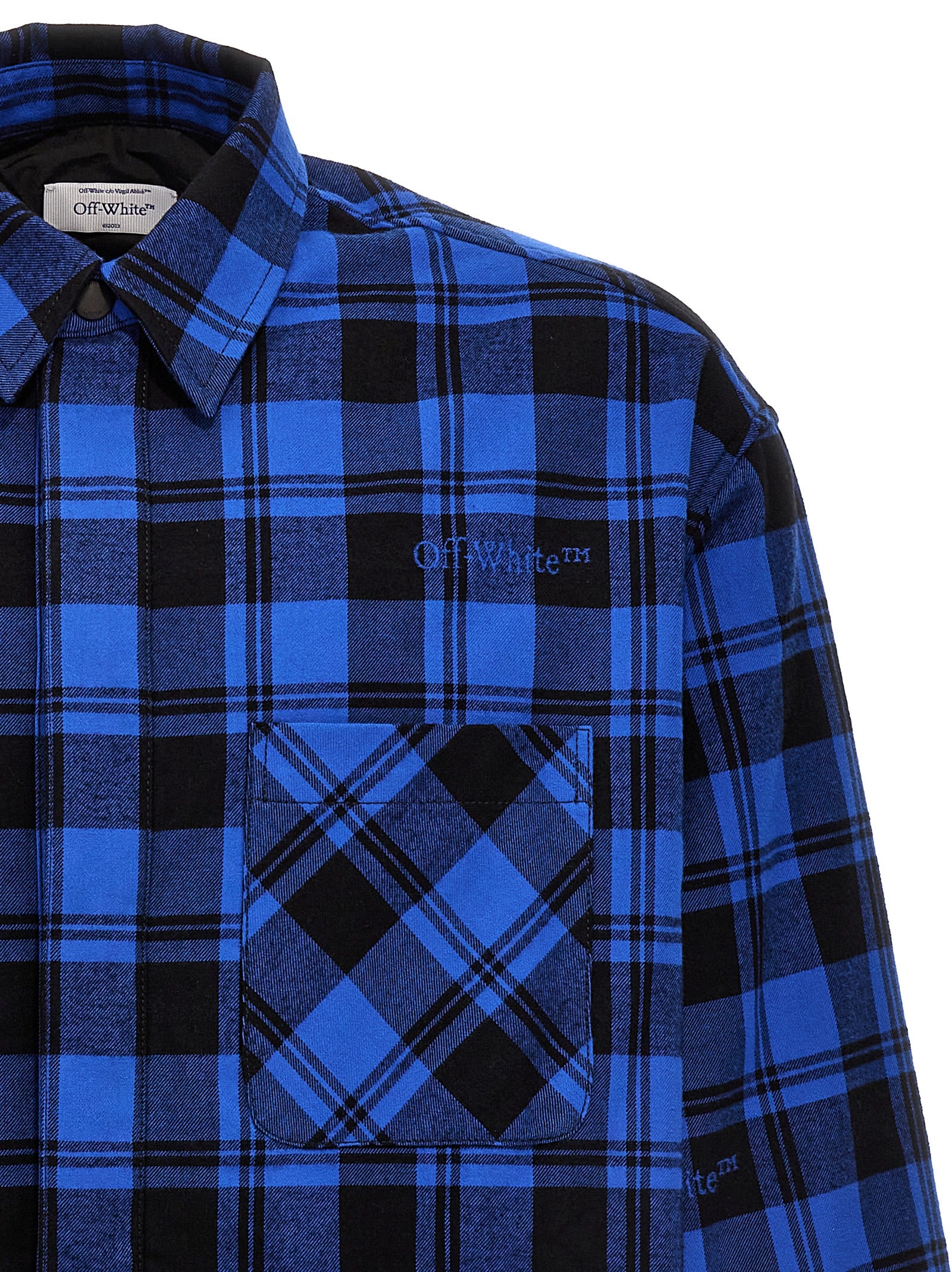Off White Off-white Check Flannel Overshirt