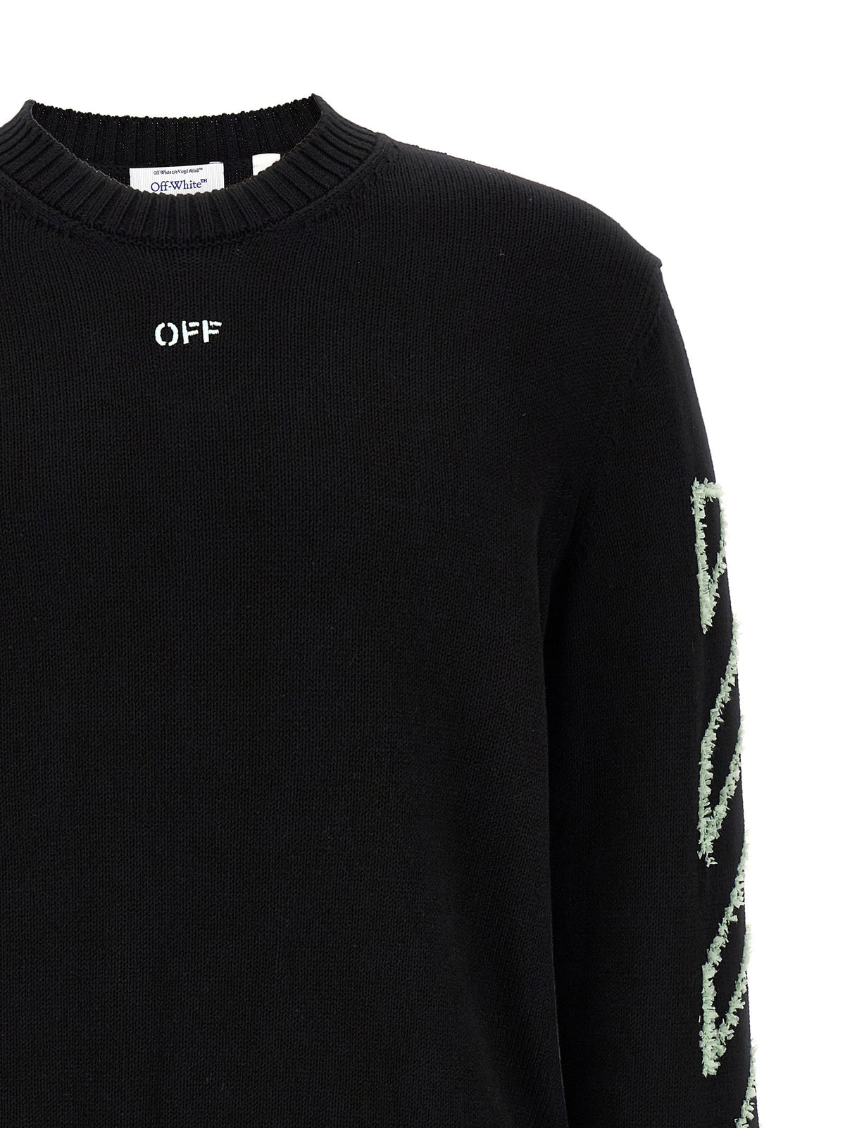 Off White Diag Outline Sweater