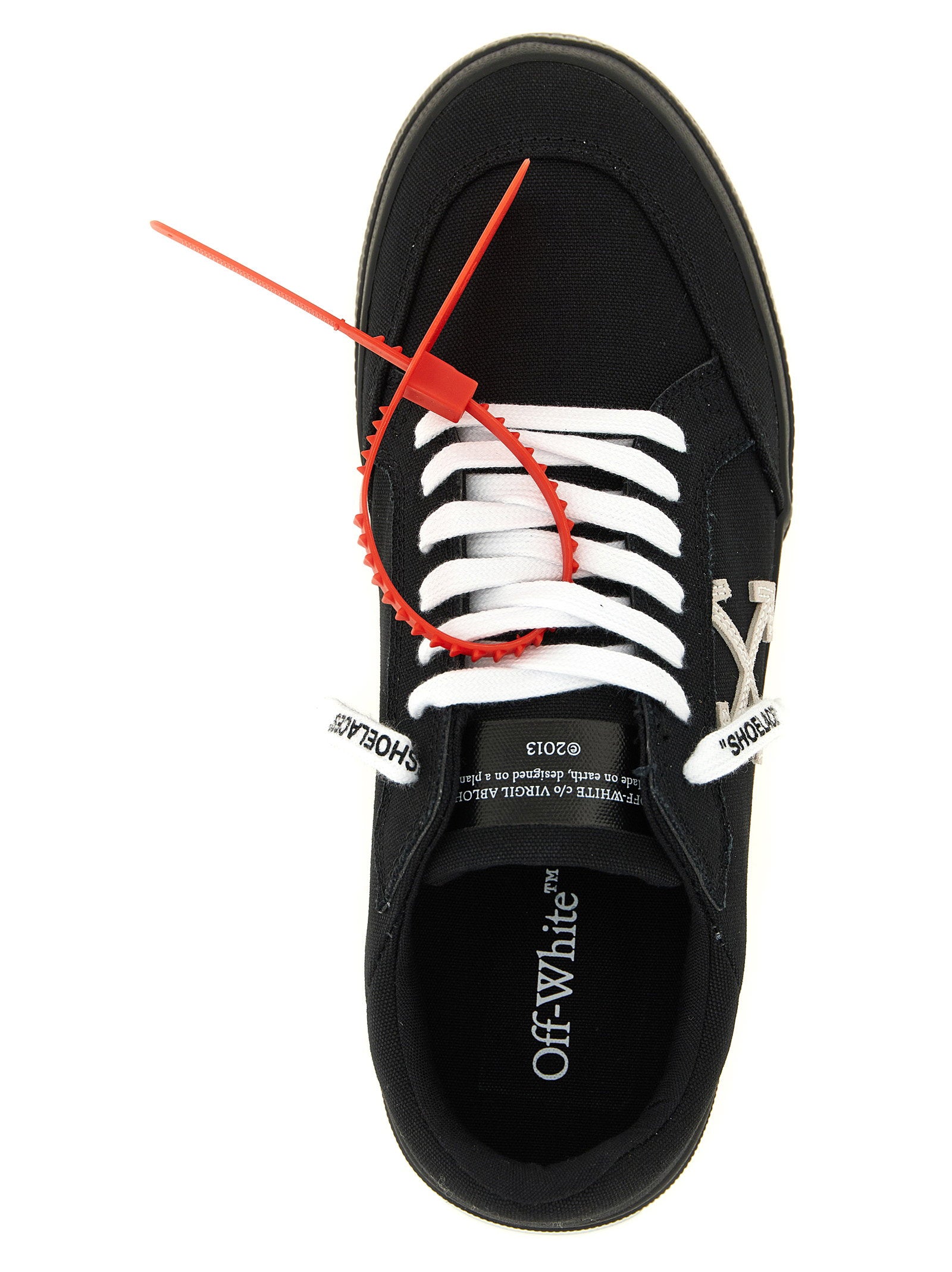 Off White Vulcanized Sneakers