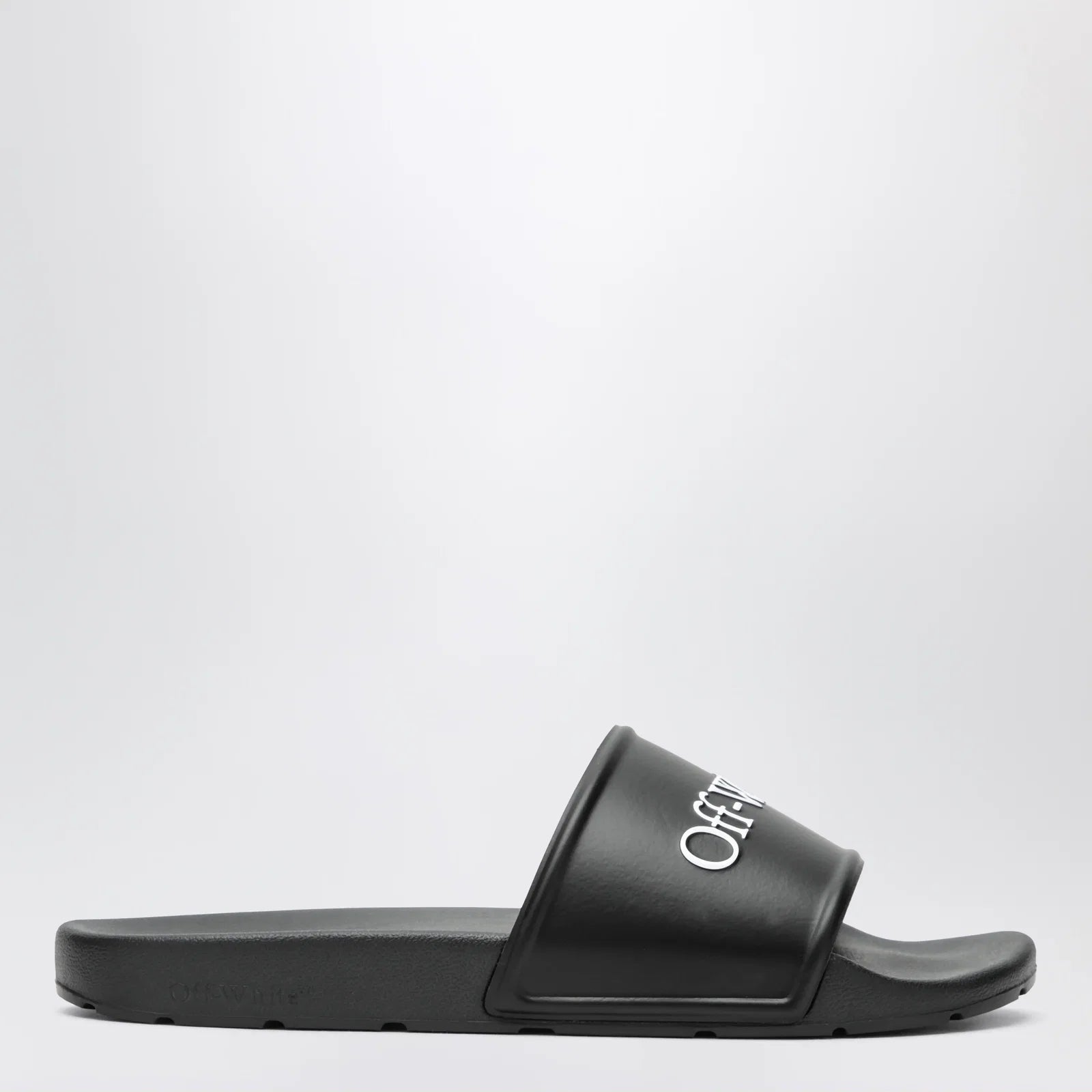 Off White Off-White™ Black Bookish Sliders with logo