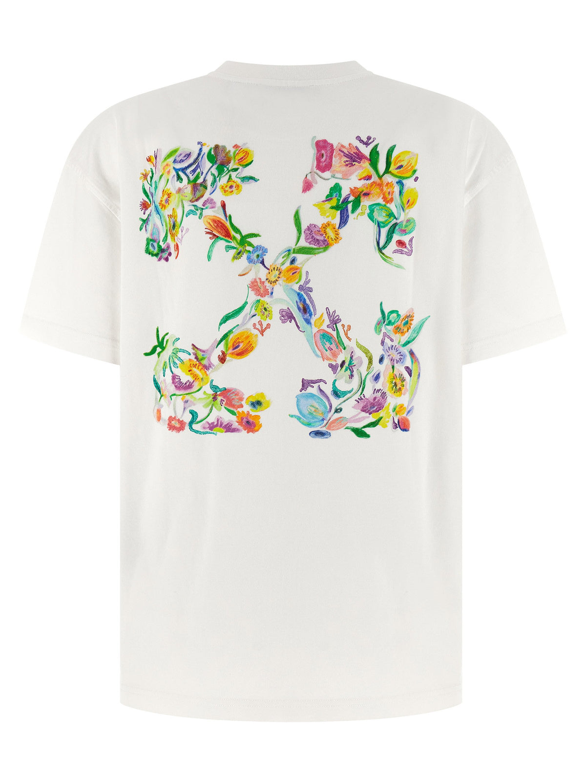 Off White Arrow Glowing Flower T-shirt