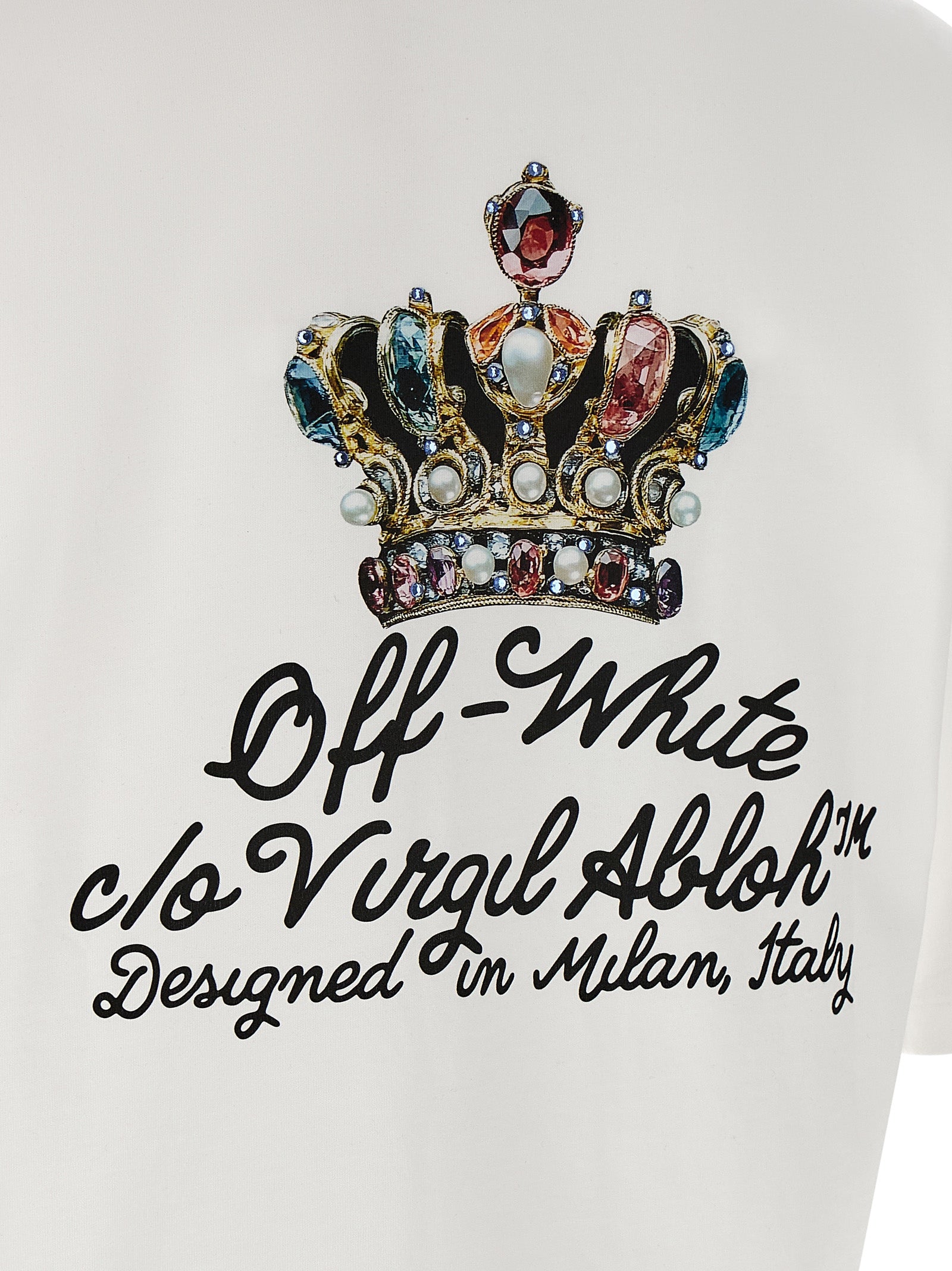 Off White Off-white Royal Crown T-shirt