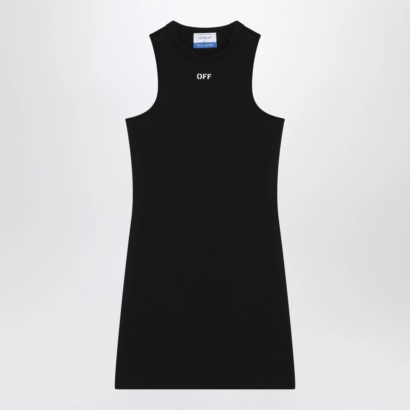 Off White Off-White™ Black mini dress with logo