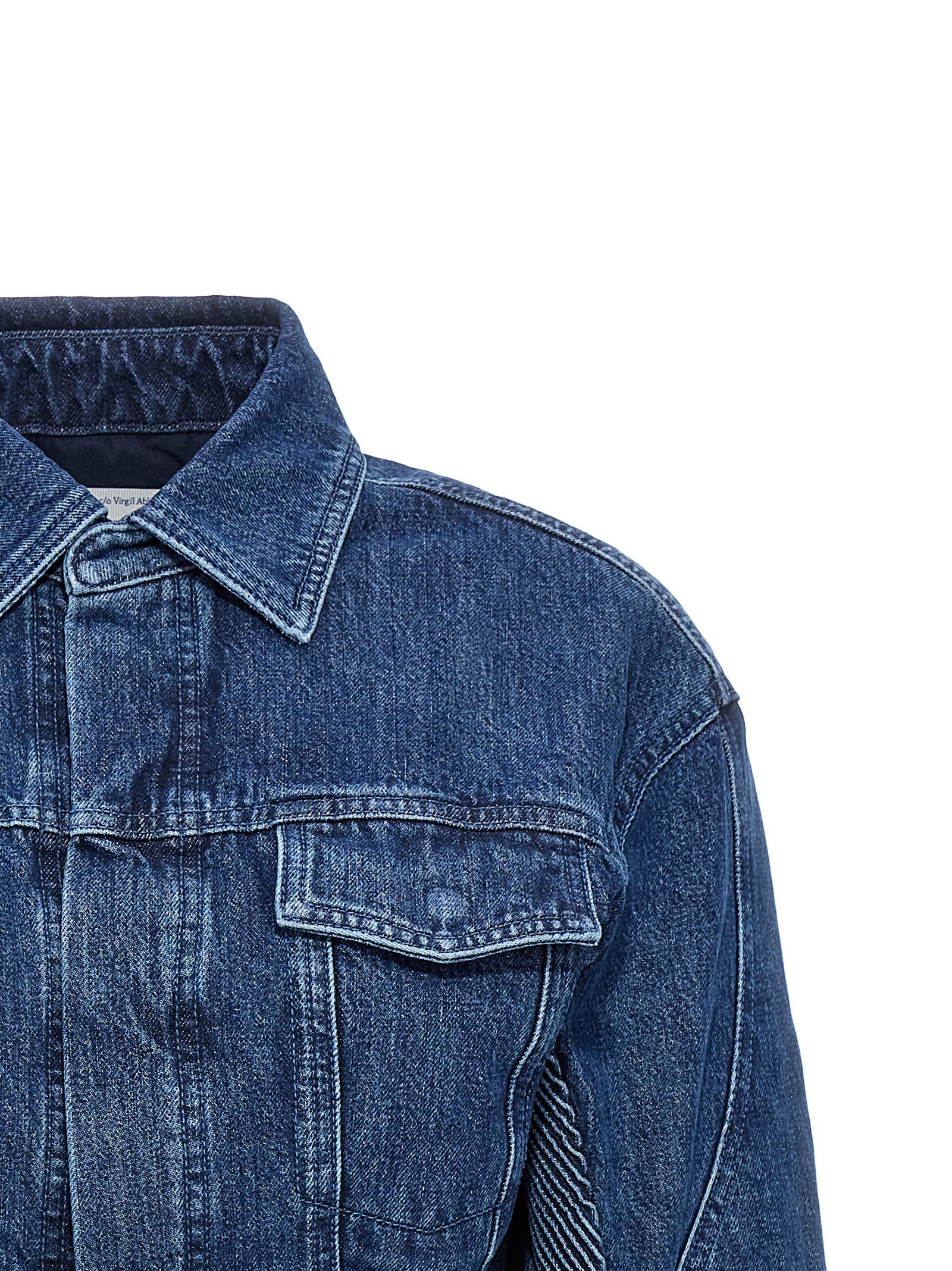 Off White Motorcycle Denim Jacket