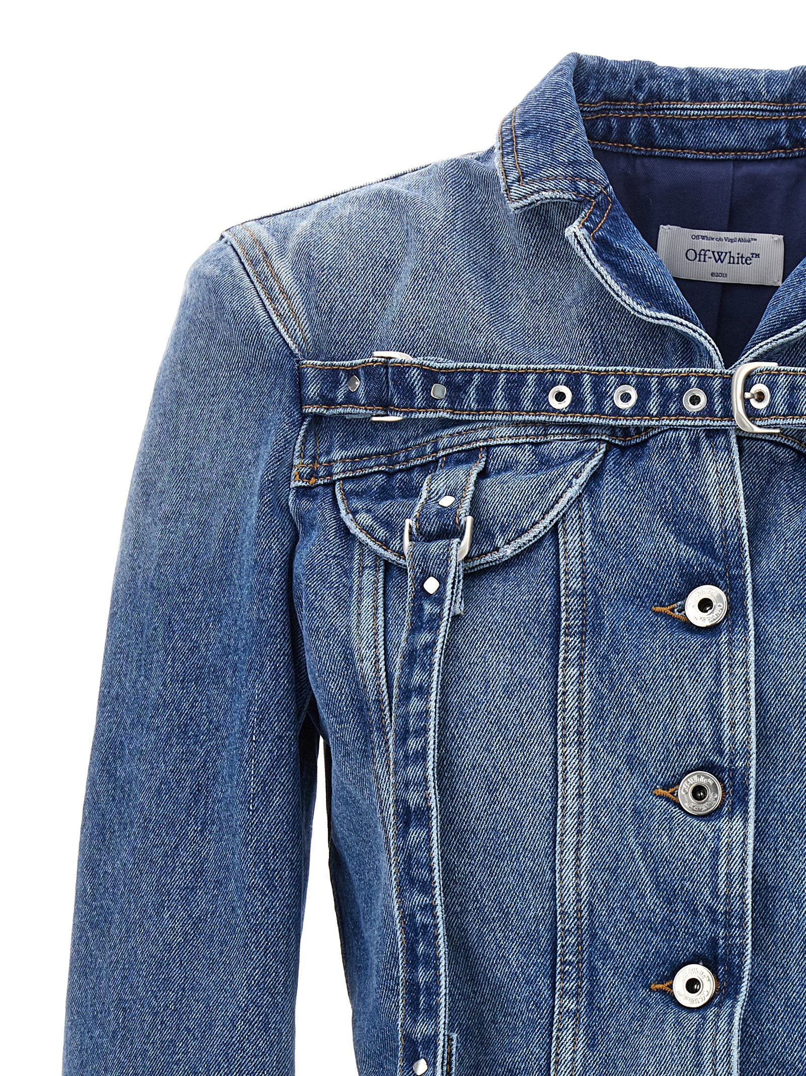 Off White Off-white Cargo Crop Jacket