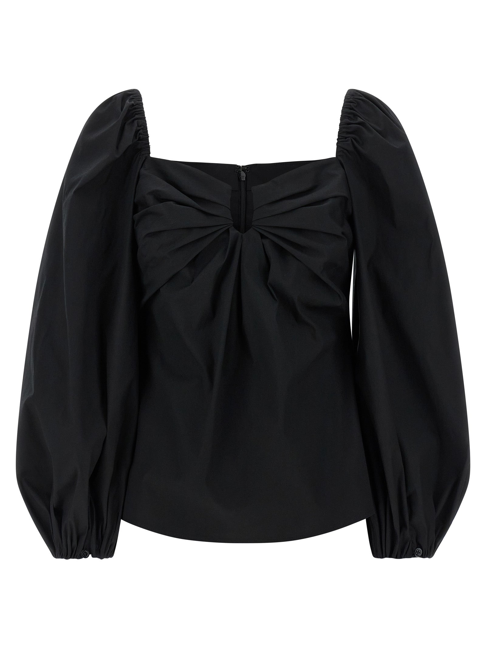 Carolina Herrera Puff Sleeve Top