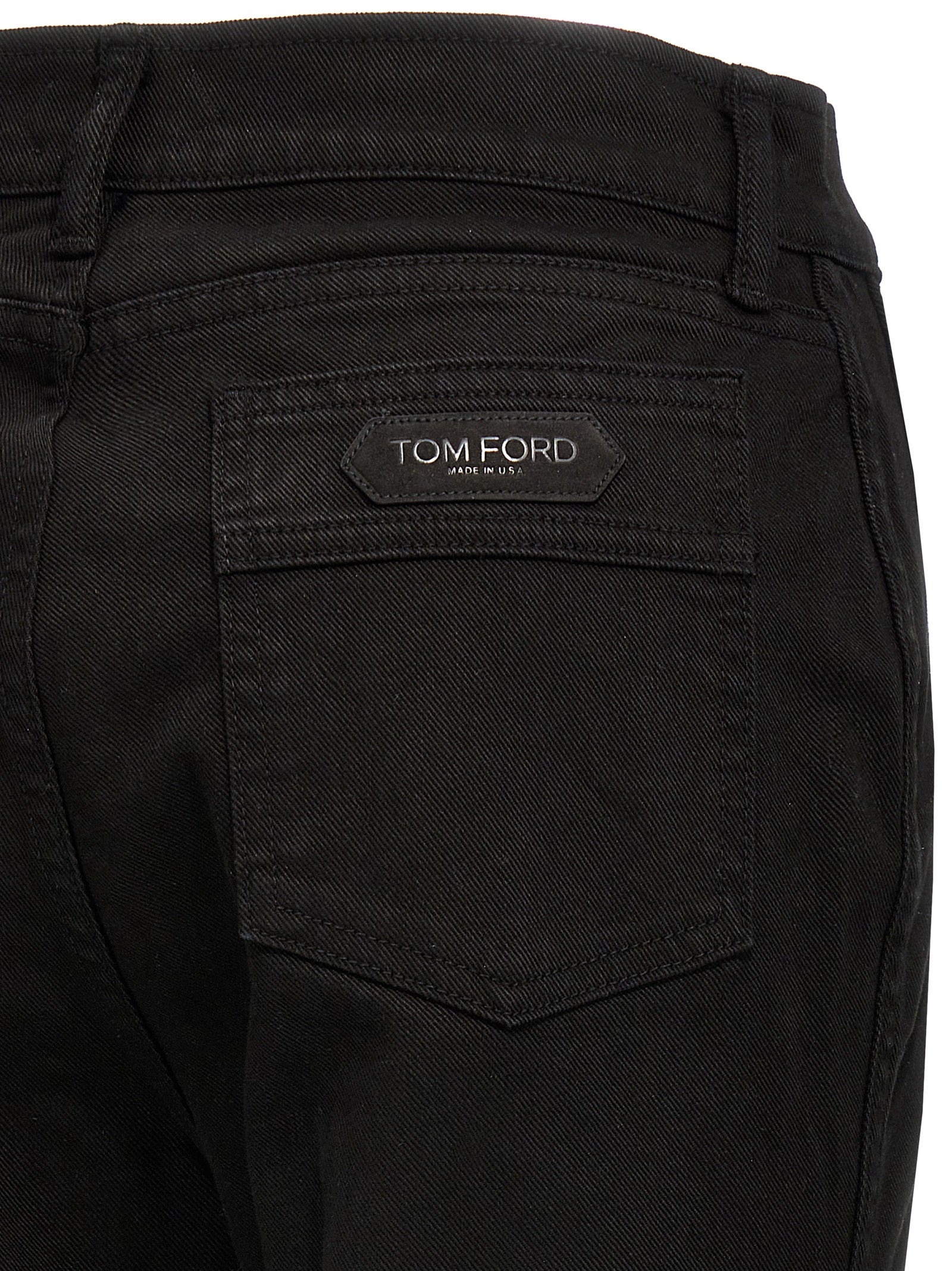 Tom Ford Stretch Twill Denim Wide Flare Jeans