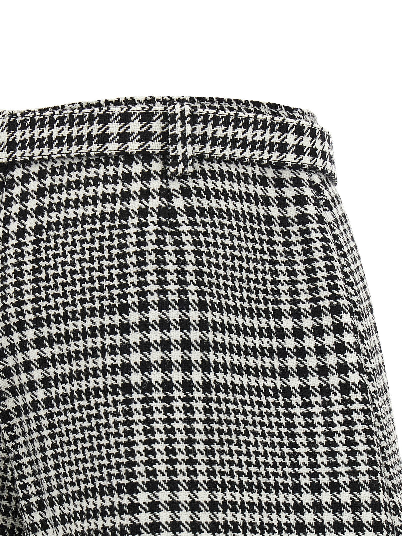 Self-Portrait Bouclé Wool Skort