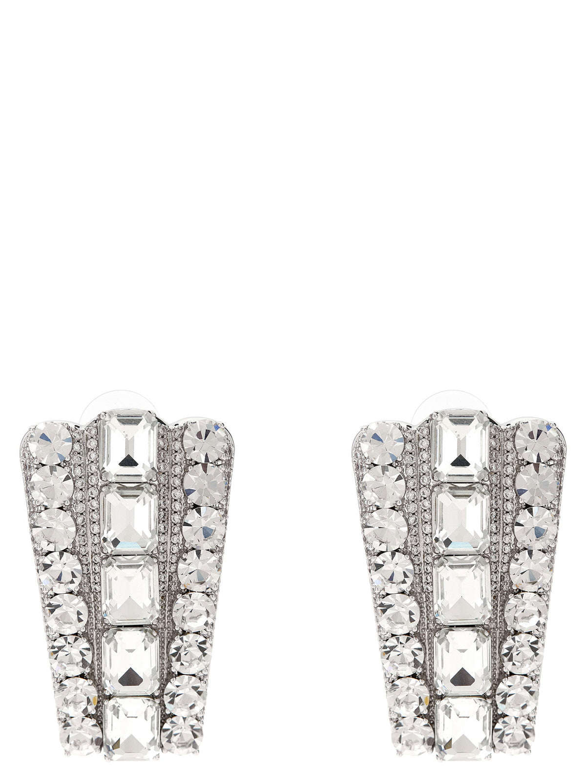 Self-Portrait Multi Crystal Earrings