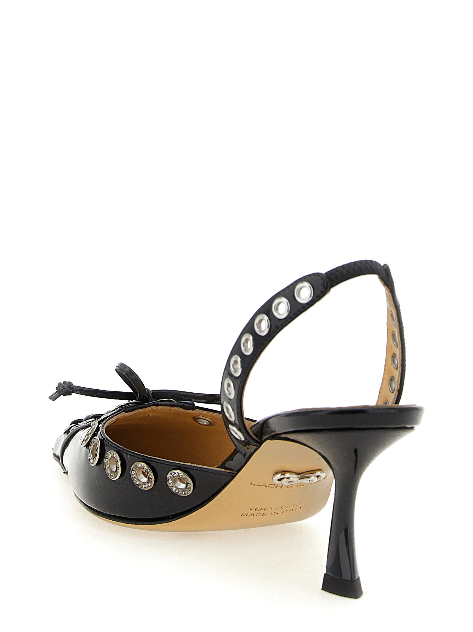 Mach & Mach Crystalized Corset Slingback