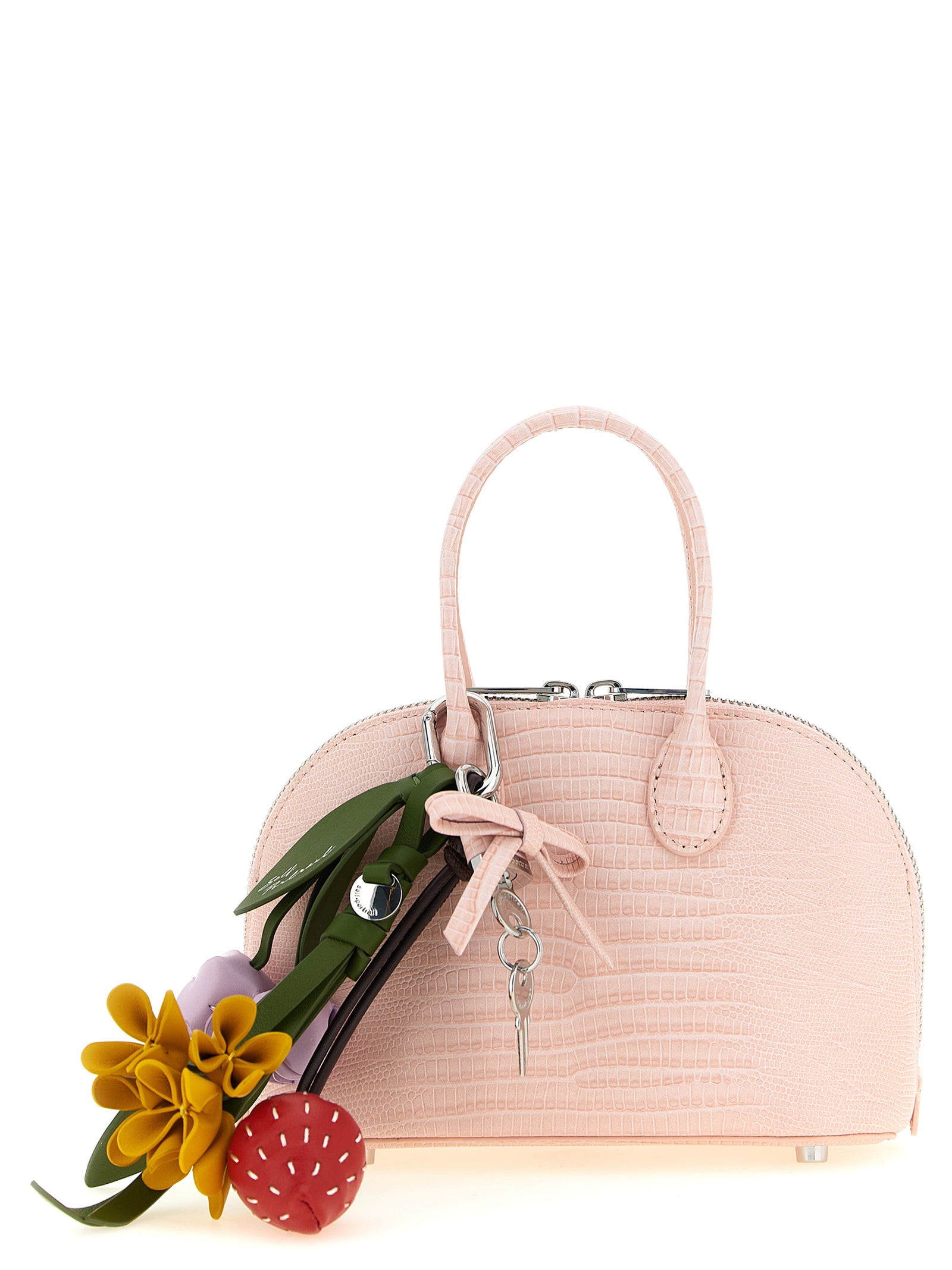 Self-Portrait Embossed Leather Handbag