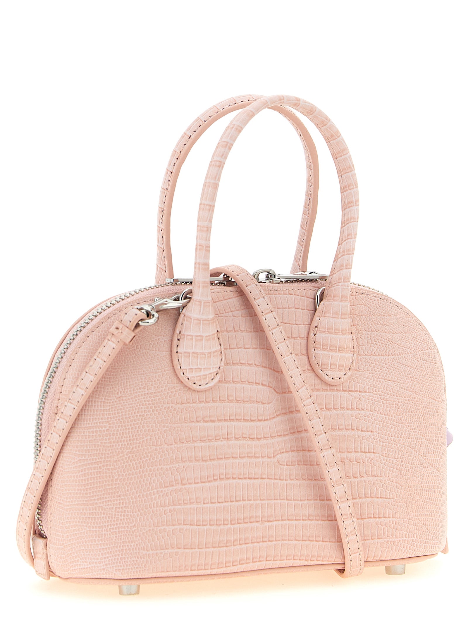 Self-Portrait Embossed Leather Handbag