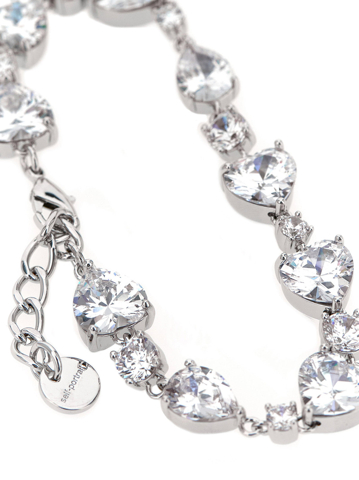 Self-Portrait Crystal Droplet Bracelet