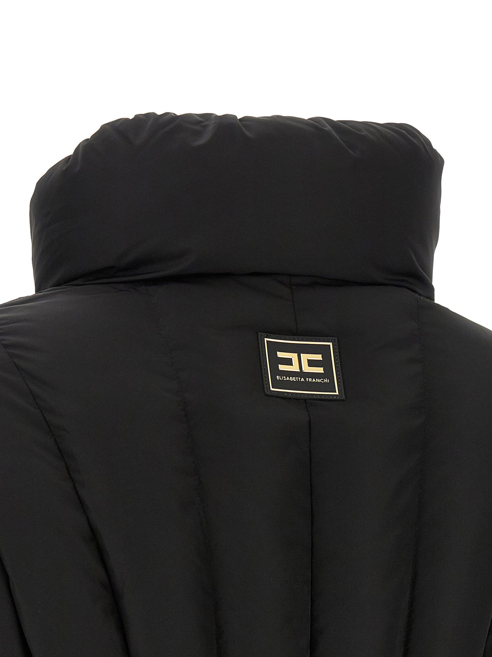 Elisabetta Franchi Bustier Quilted Down Jacket