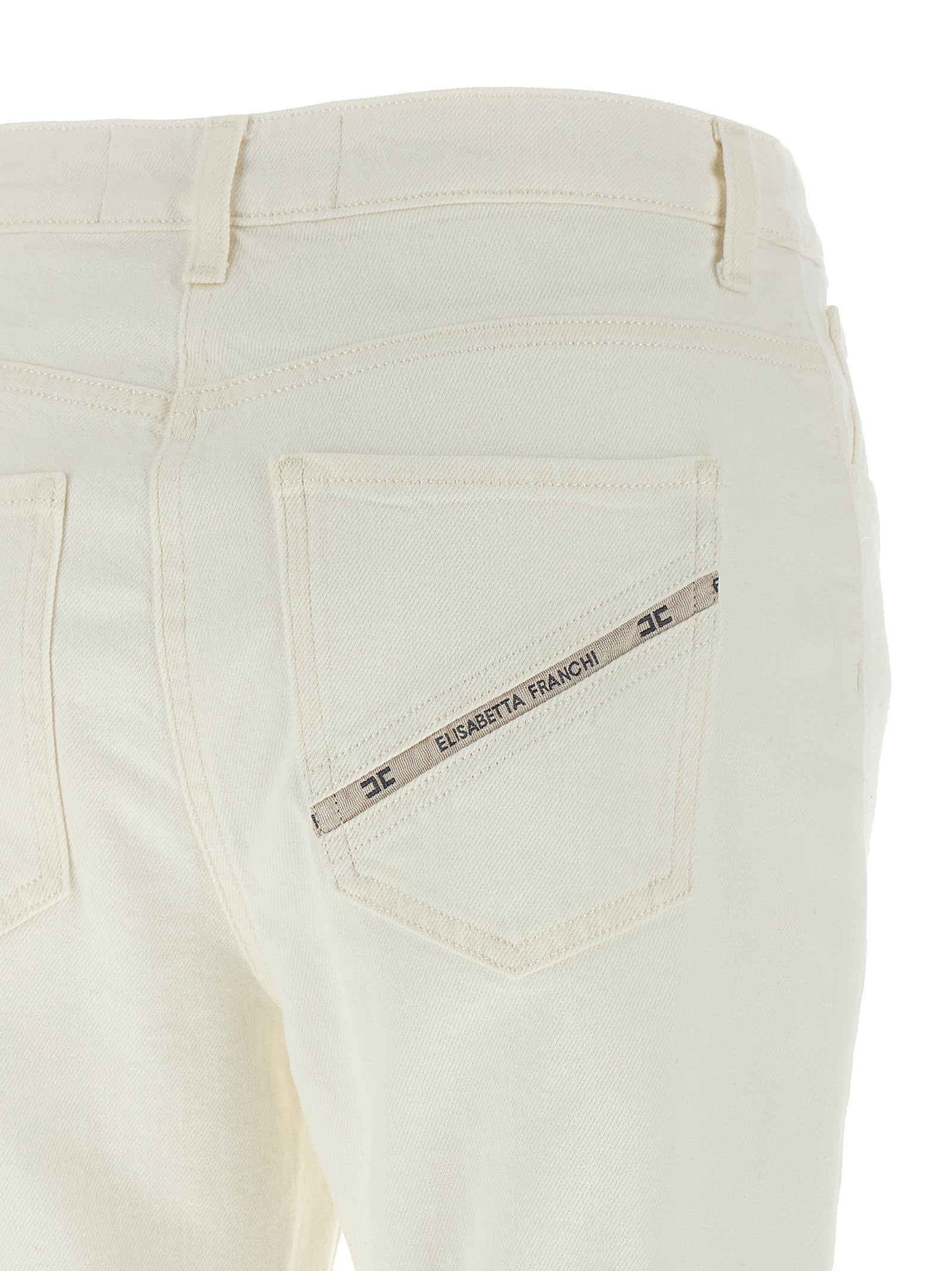 Elisabetta Franchi Jewel Padlock Jeans