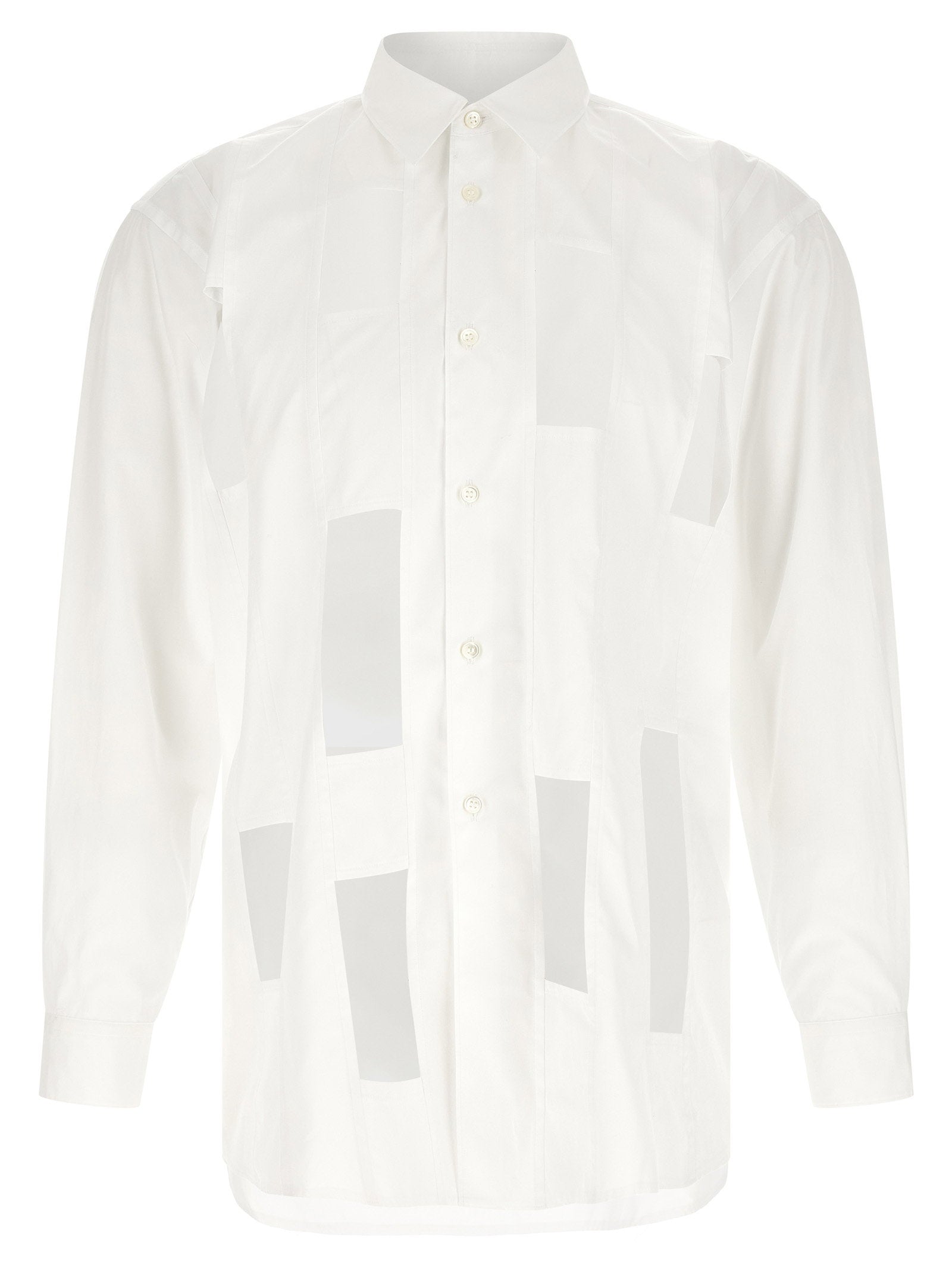 Comme Des Garçons Homme Plus Geometric Cut-out Shirt
