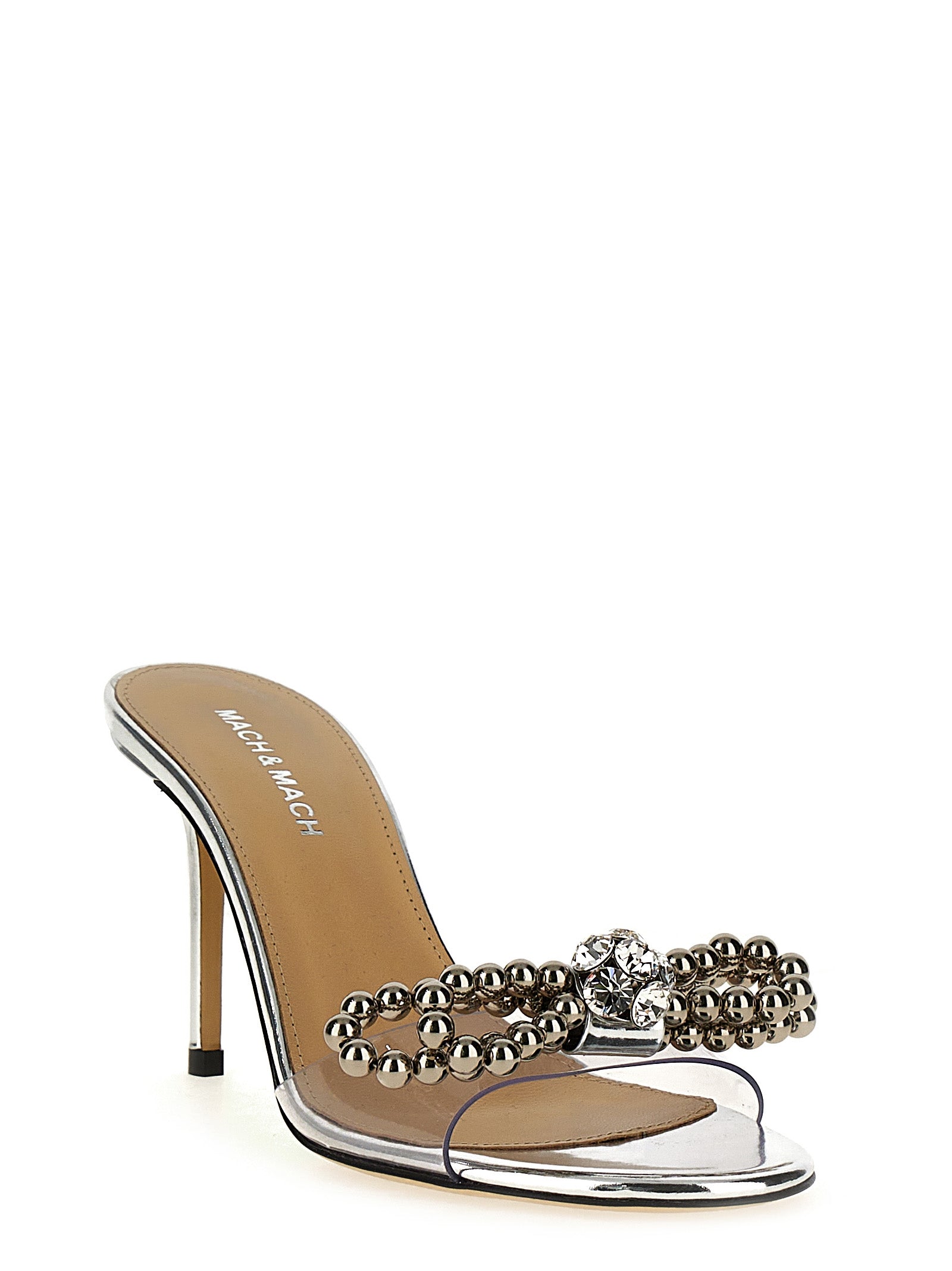 Mach & Mach Stud Bow Sandals