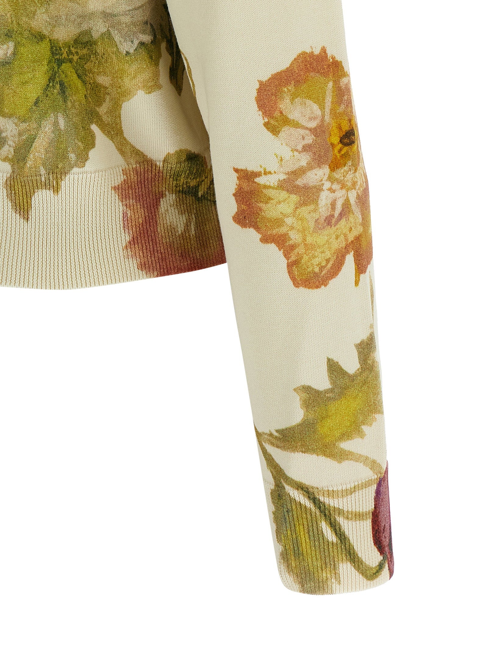 Carolina Herrera Floral Print Cardigan