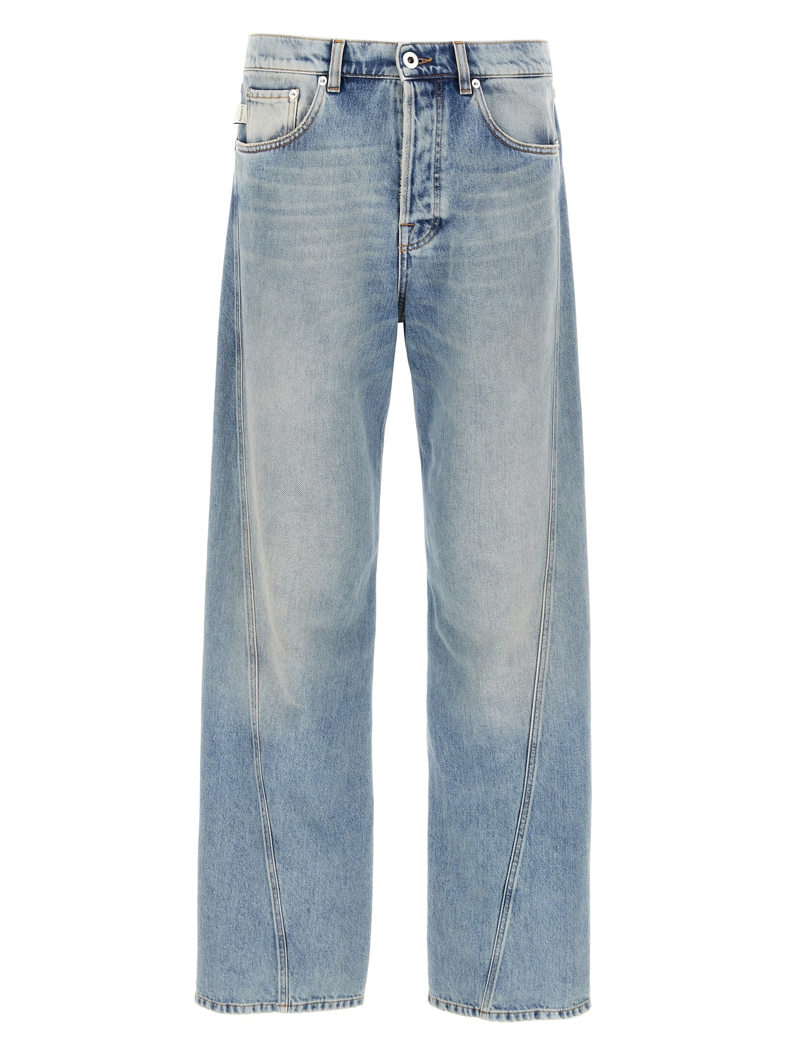 Lanvin Twisted Hem Jeans