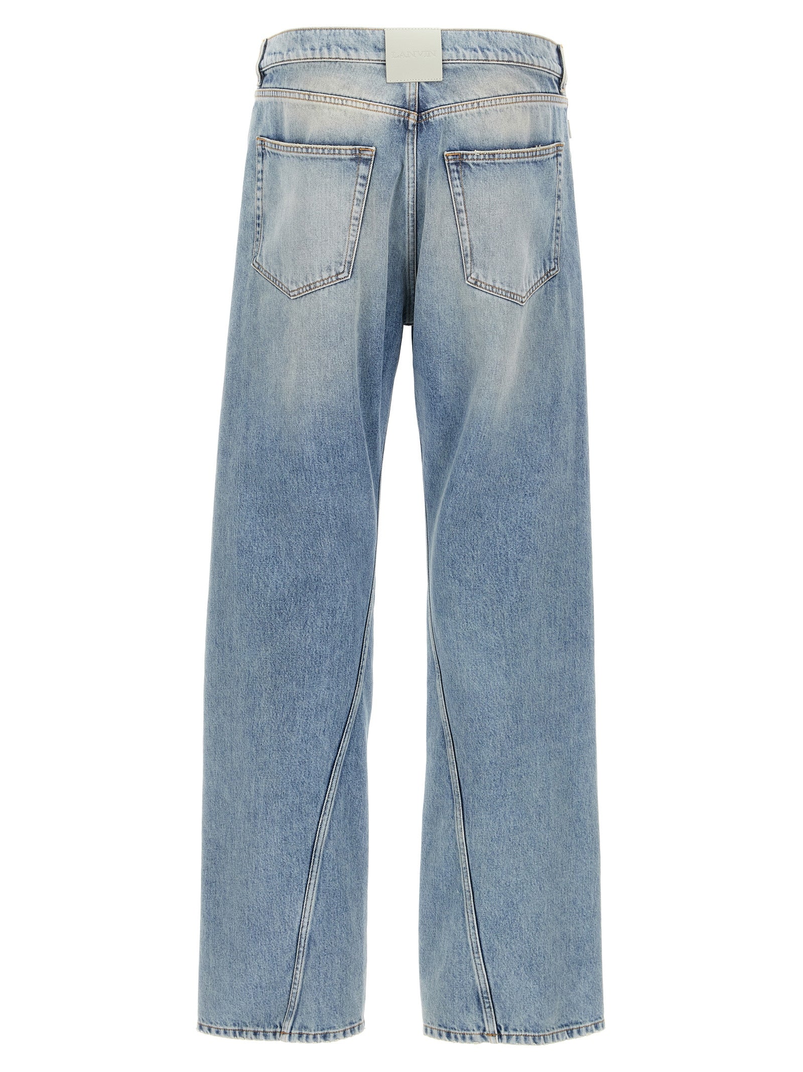Lanvin Twisted Hem Jeans