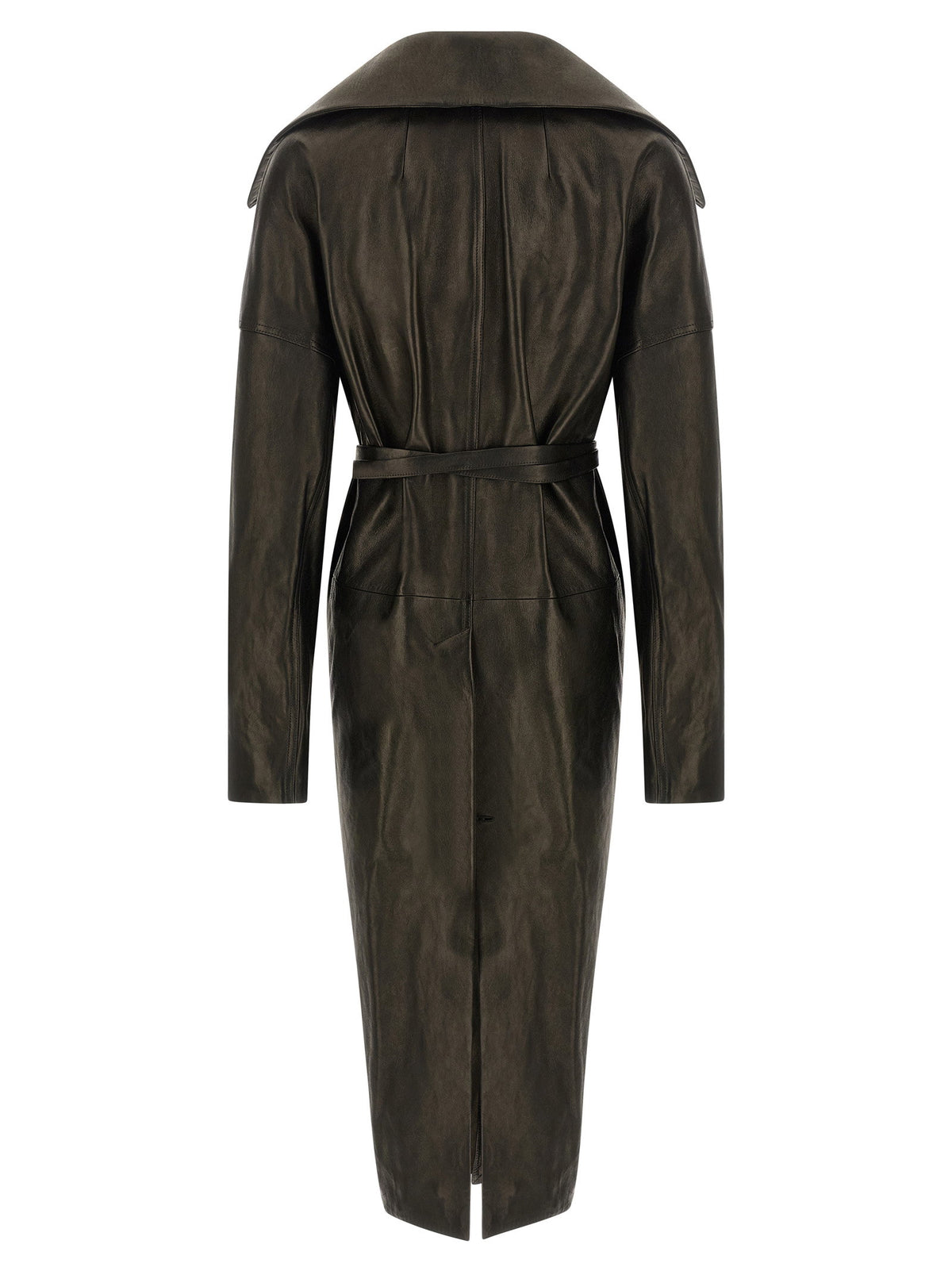 Rick Owens Dracucollar Belted Coat