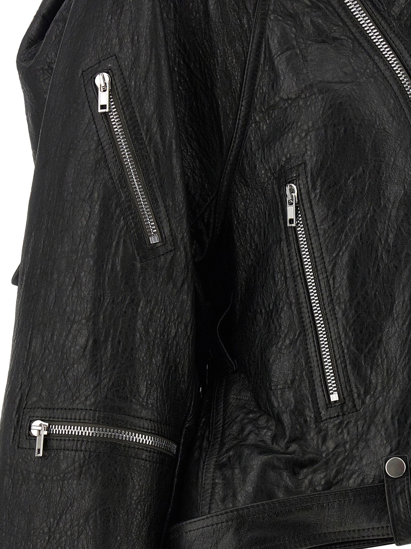 Rick Owens Cropped Scarf Flight Jacket