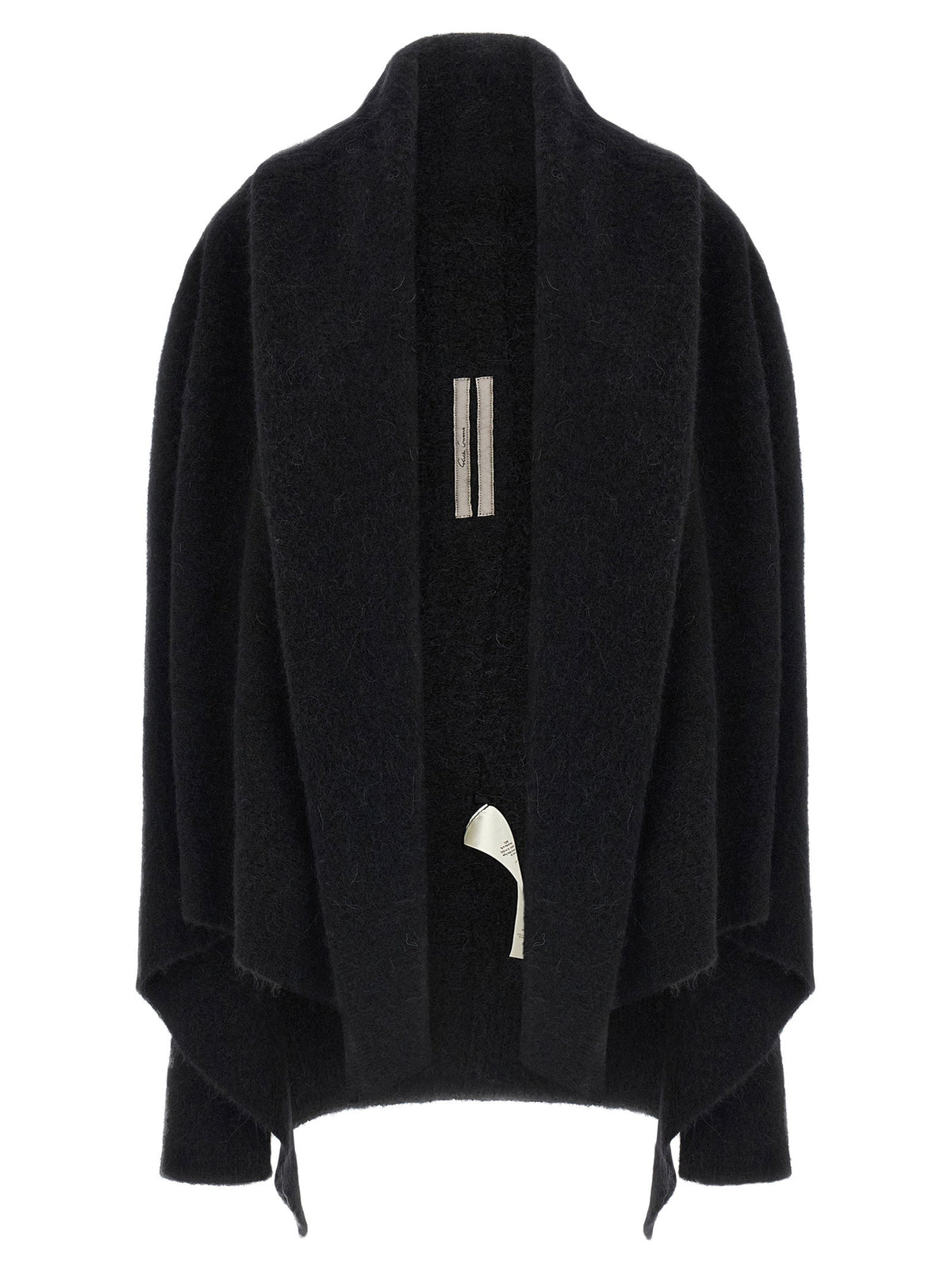 Rick Owens Hooded Medium Wrap Cardigan
