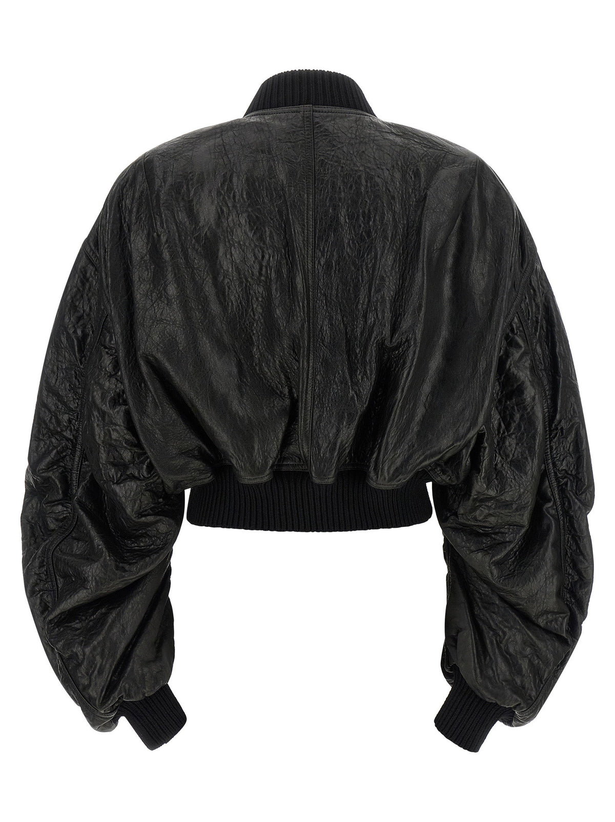 Rick Owens Secchia Cropped Flight Bomber Jacket