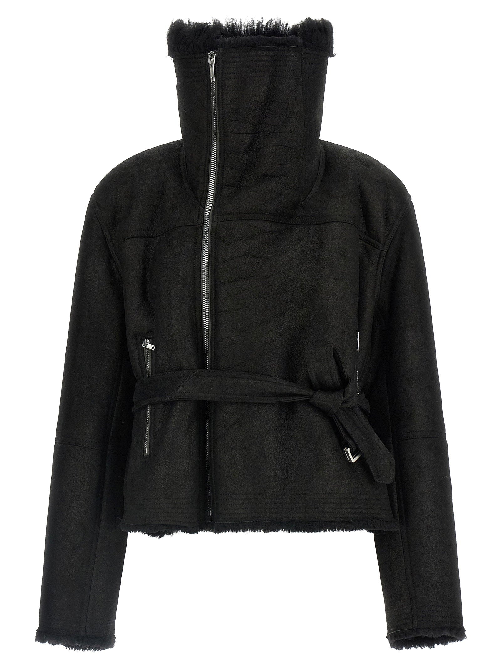 Rick Owens Cropped Flight Jacket