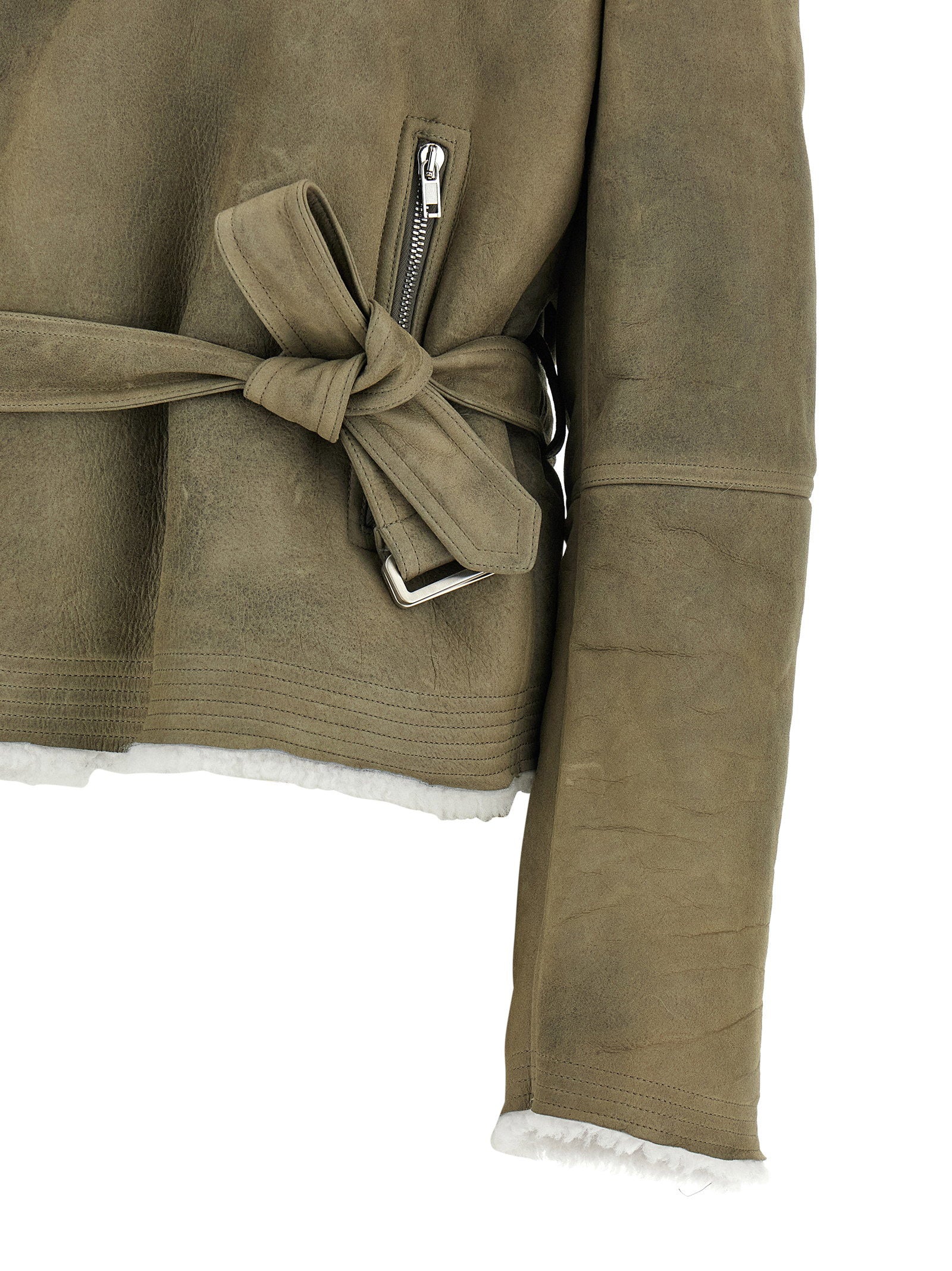 Rick Owens Cropped Flight Jacket