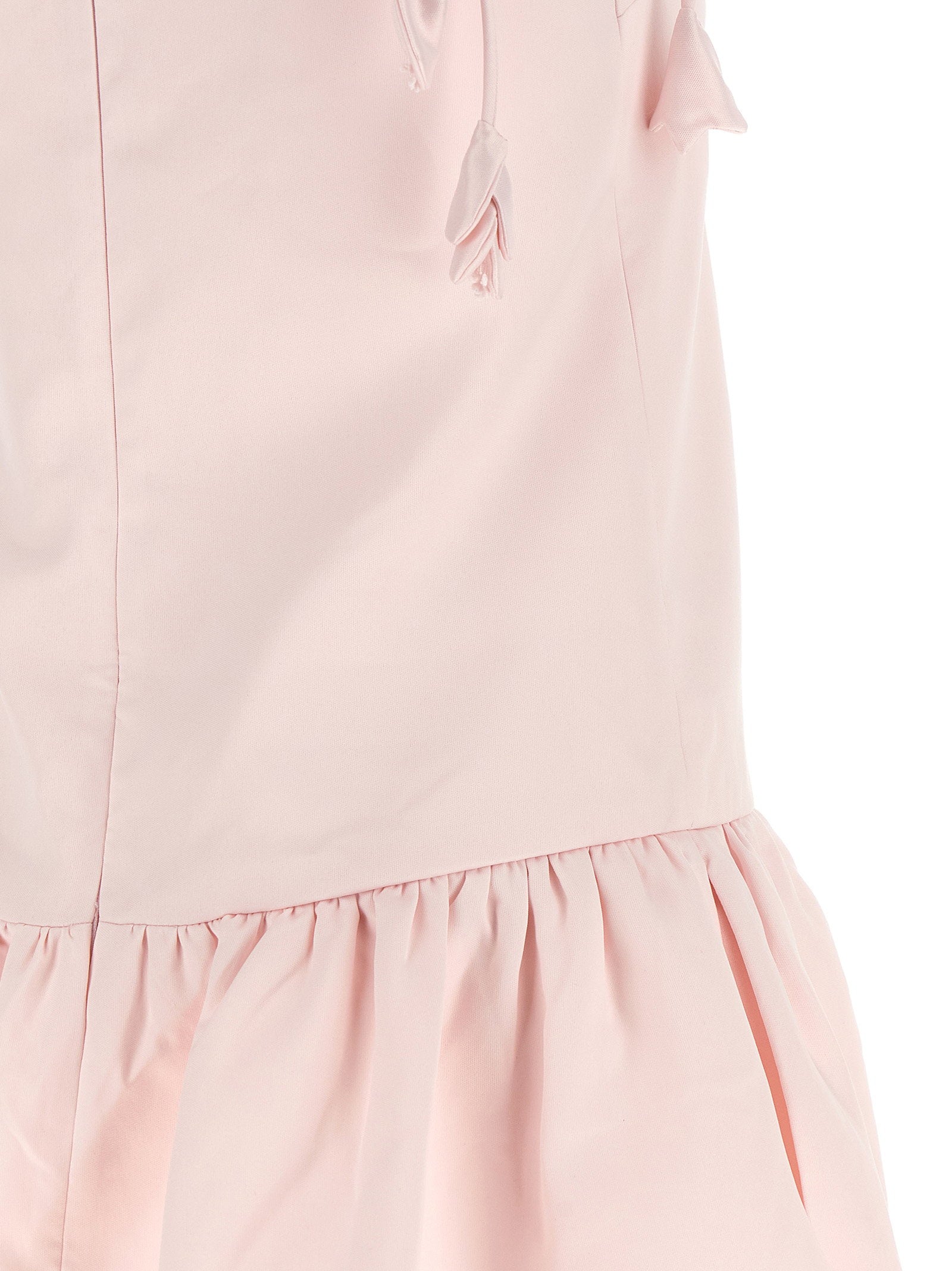 Self-Portrait Pink Flower Taffetà Dress