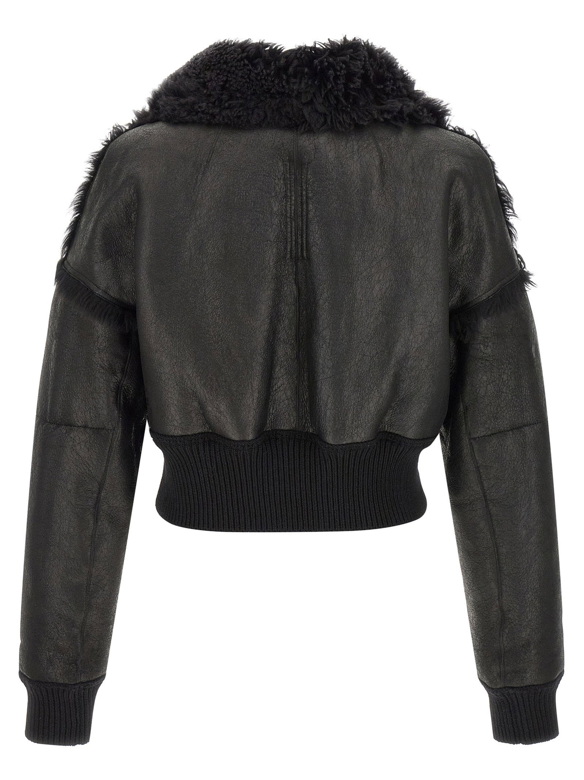 Rick Owens Flight Jkt Cropped Bomber Jacket