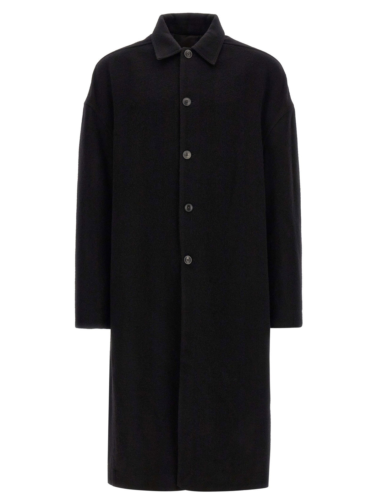 Rick Owens Buttoned Brad Coat