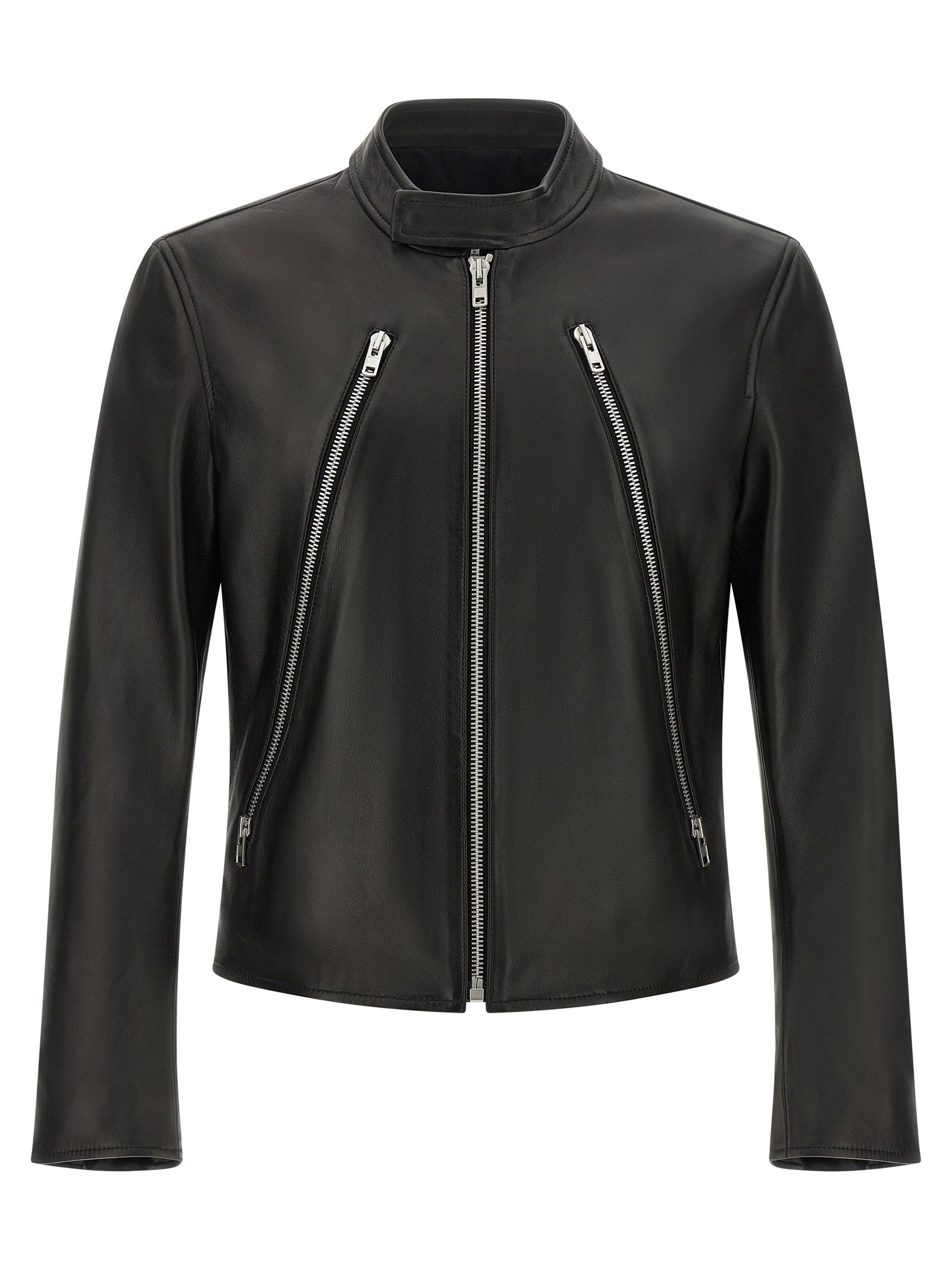 Maison Margiela 5-zip Leather Jacket